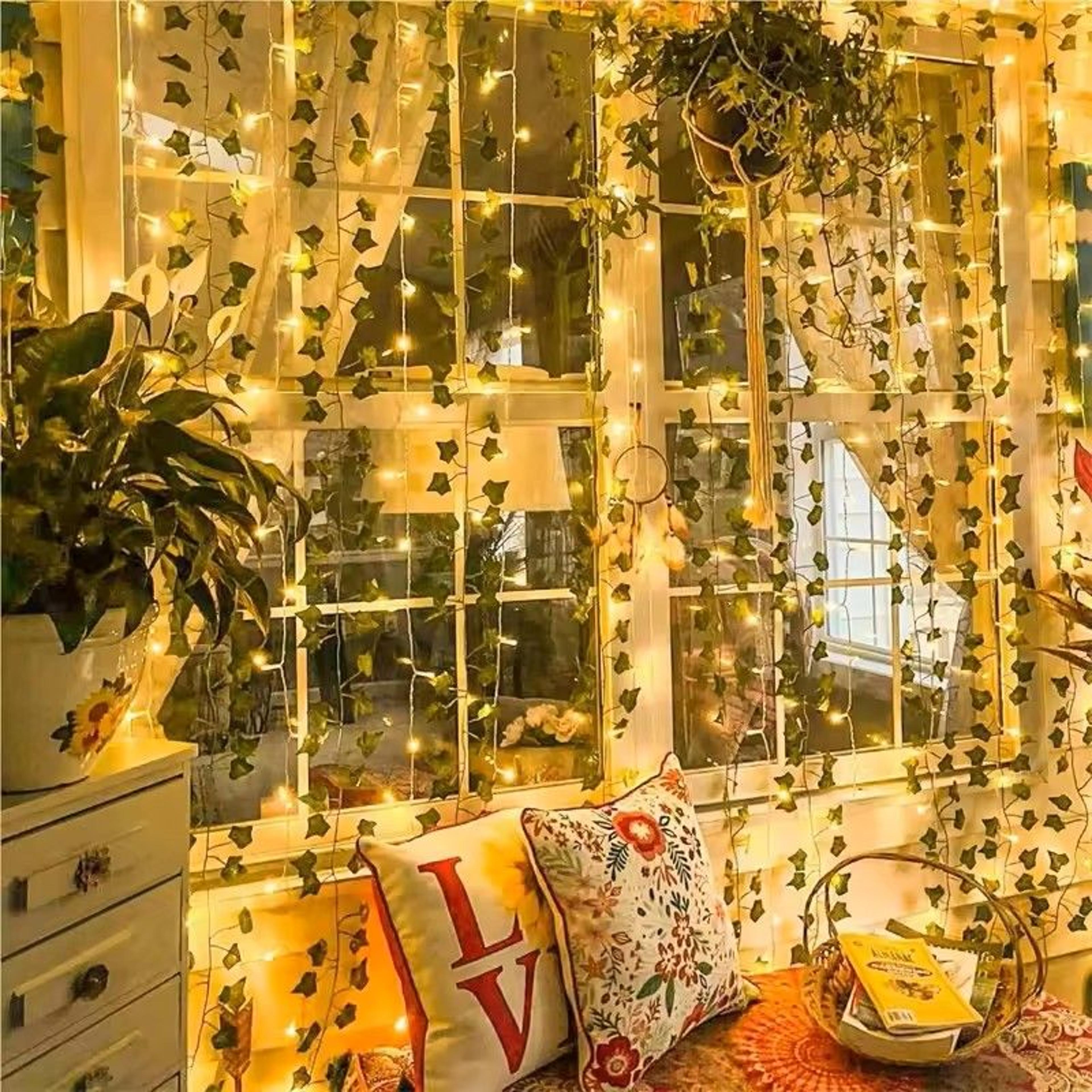 Battery Operated Ivy Vine String Lights 3