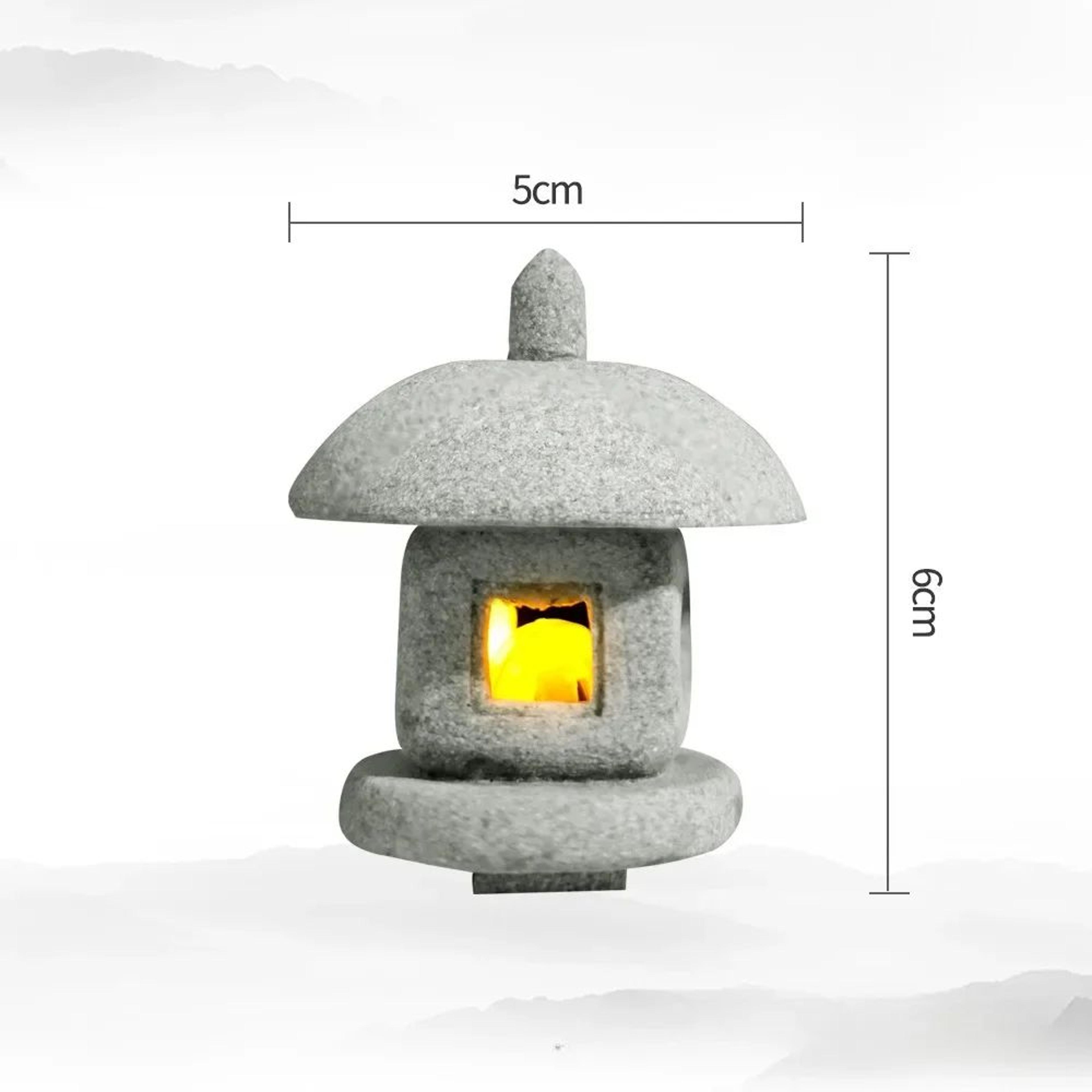 Pagoda Lantern Garden Statue  Zen Landscape Decor For Yard Bonsai  Aquariums 6