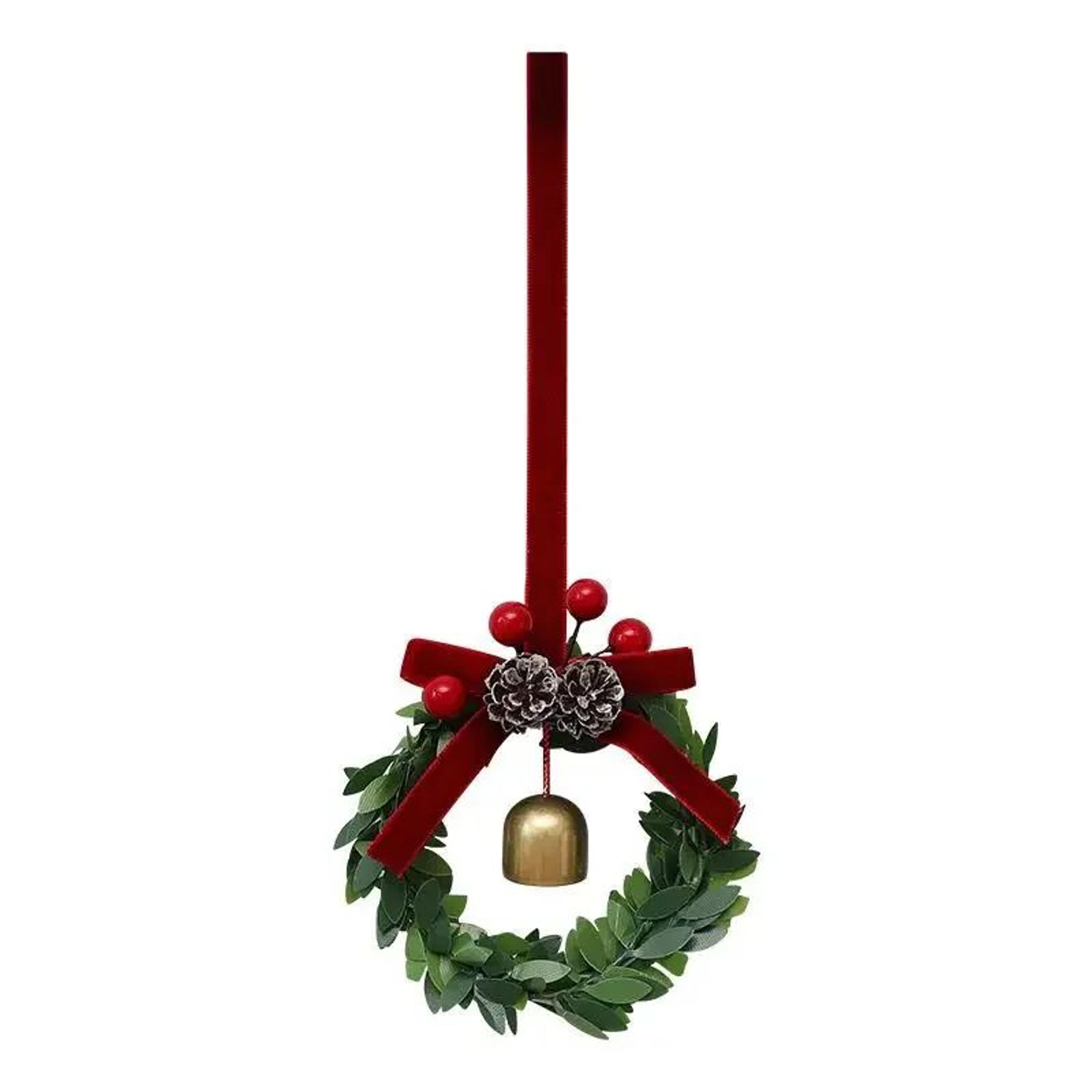 Mini 1 12 Dollhouse Christmas Wreath And Garland Decoration 3