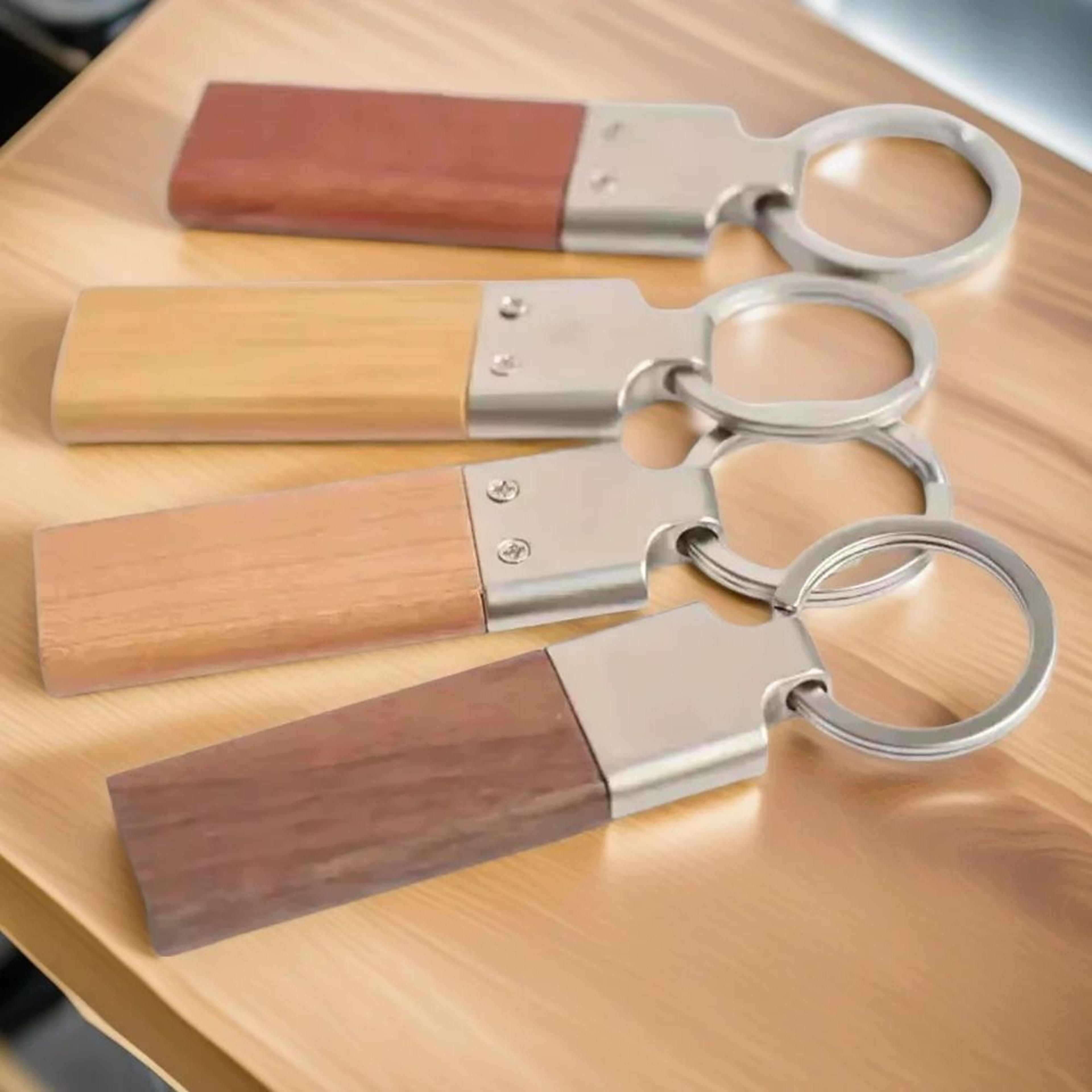 custom laser engraved wood keychain personalized name key ring gift