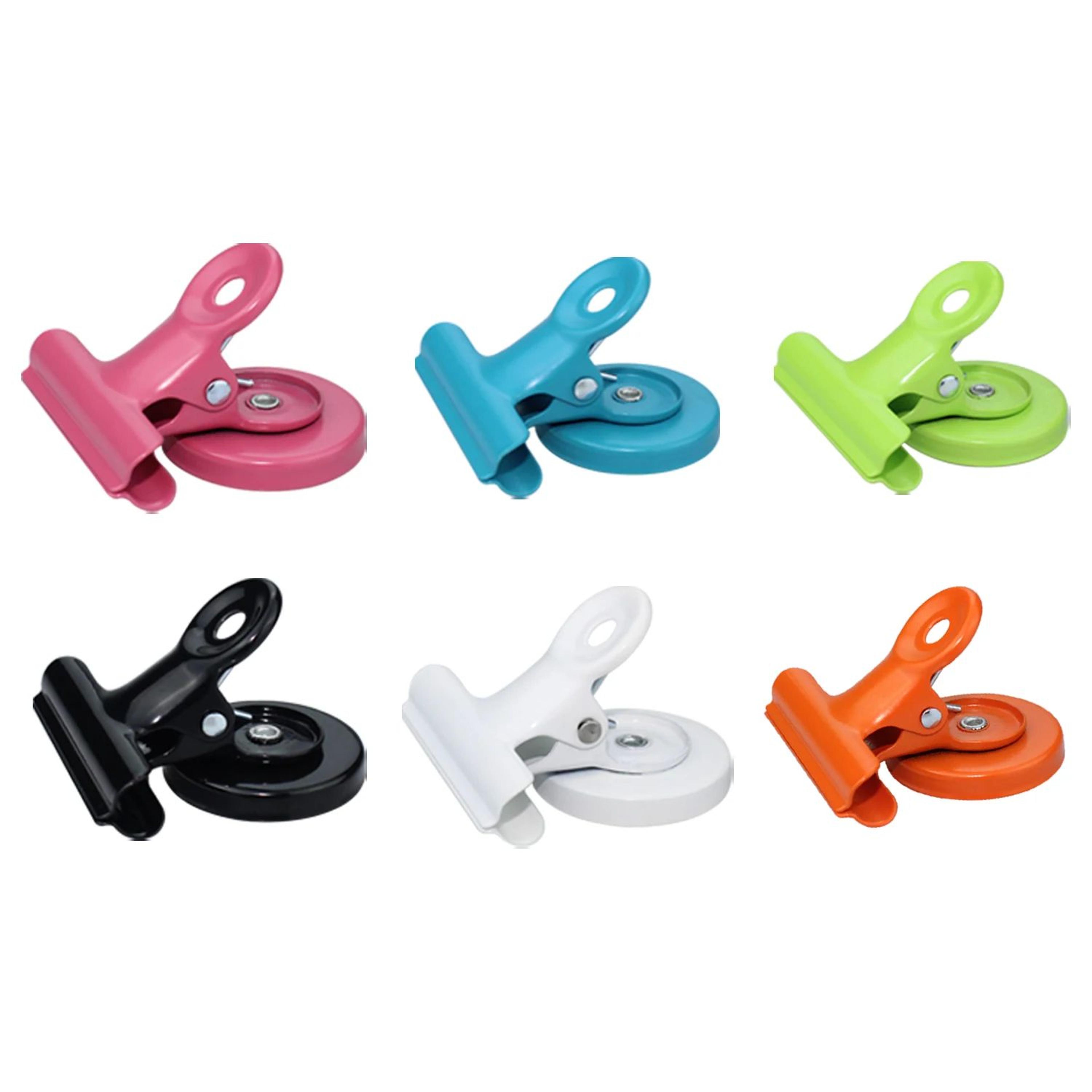 5 Pack Strong Magnetic Clips For Fridge Whiteboard And Locker Organization 1
