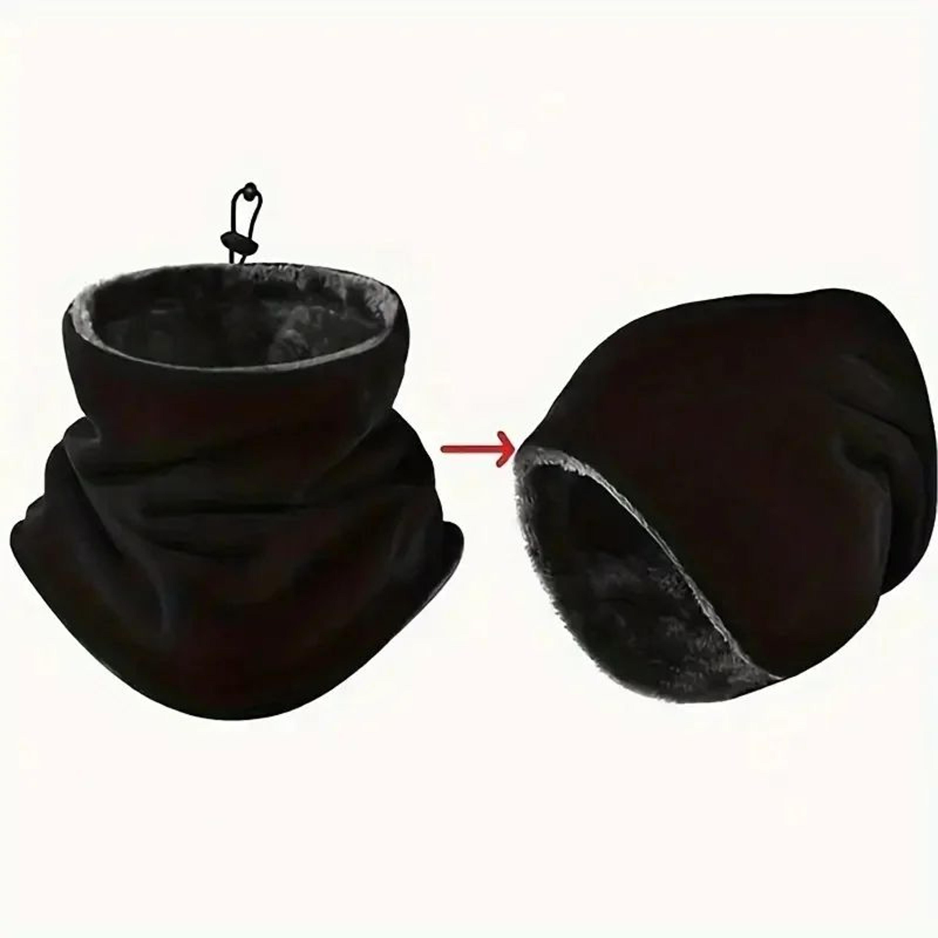 Mens Thermal Neck Gaiter Windproof Breathable Knit With Fleece Lining For Winter Cycling  Outdoors 1