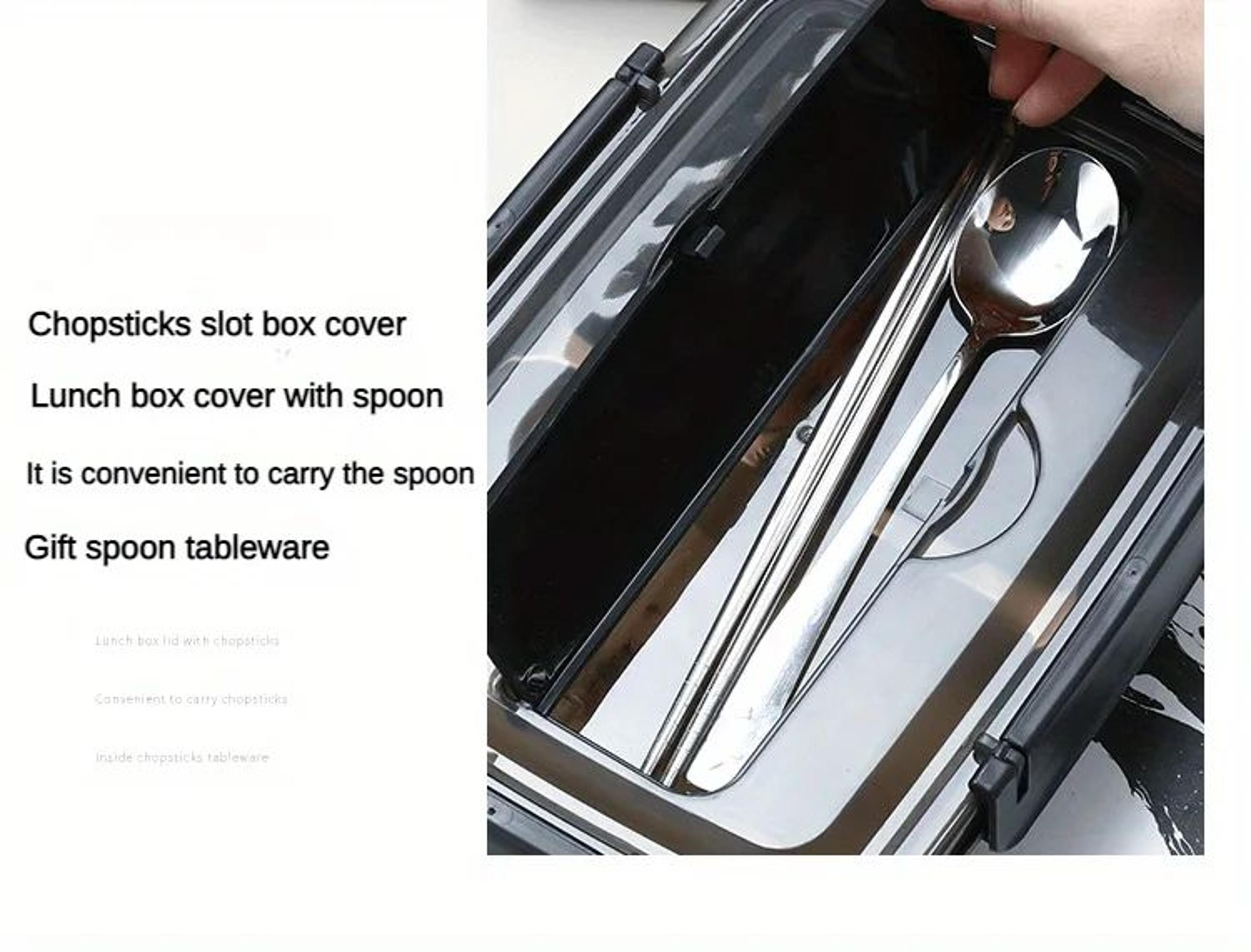 Leak Proof Stainless Steel Lunch Box  Durable 3 Or 4 Compartment Bento Container For Students And O 11
