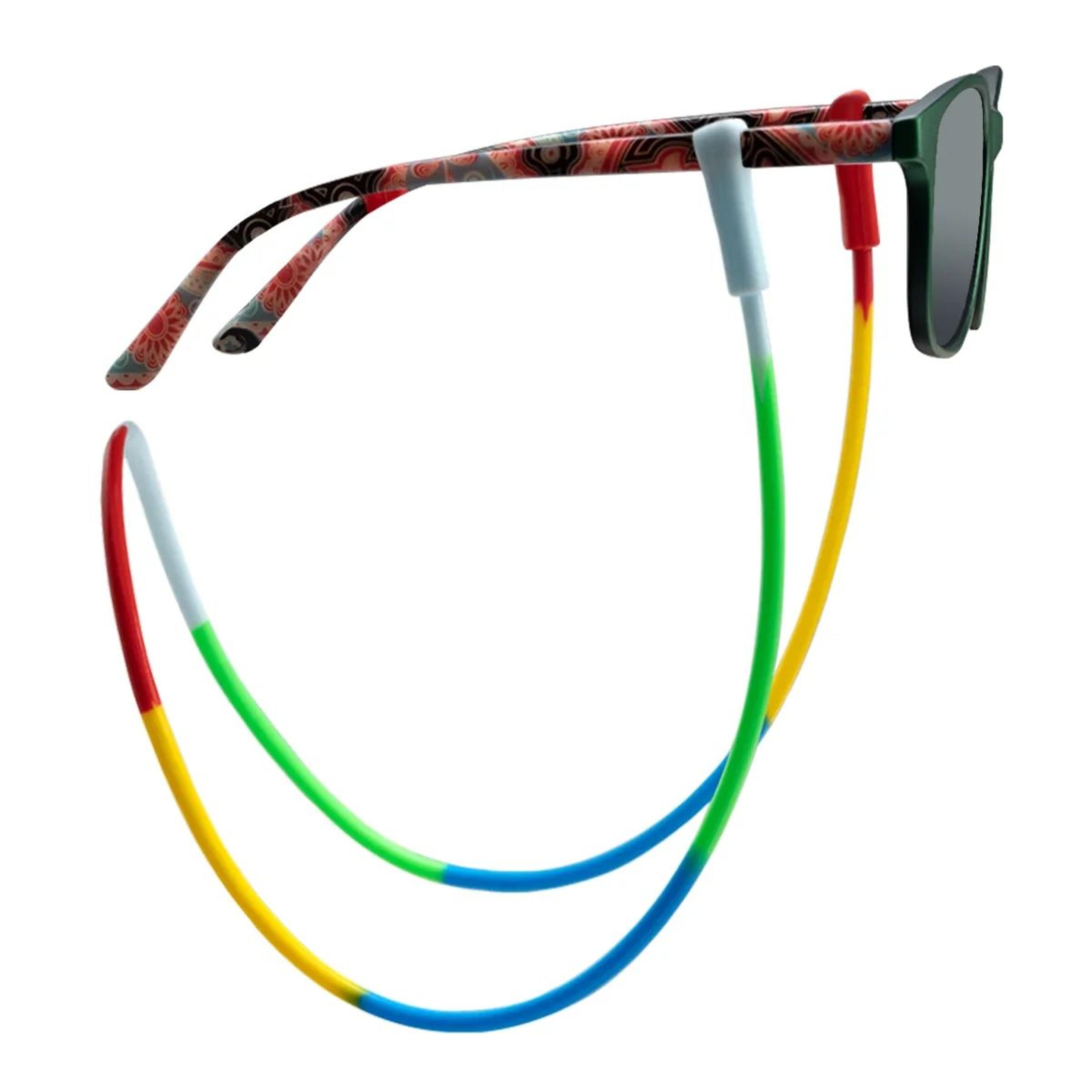 silicone eyeglass retainer strap – flexible anti-slip glasses holder cord for sports and daily wear (assorted colors)