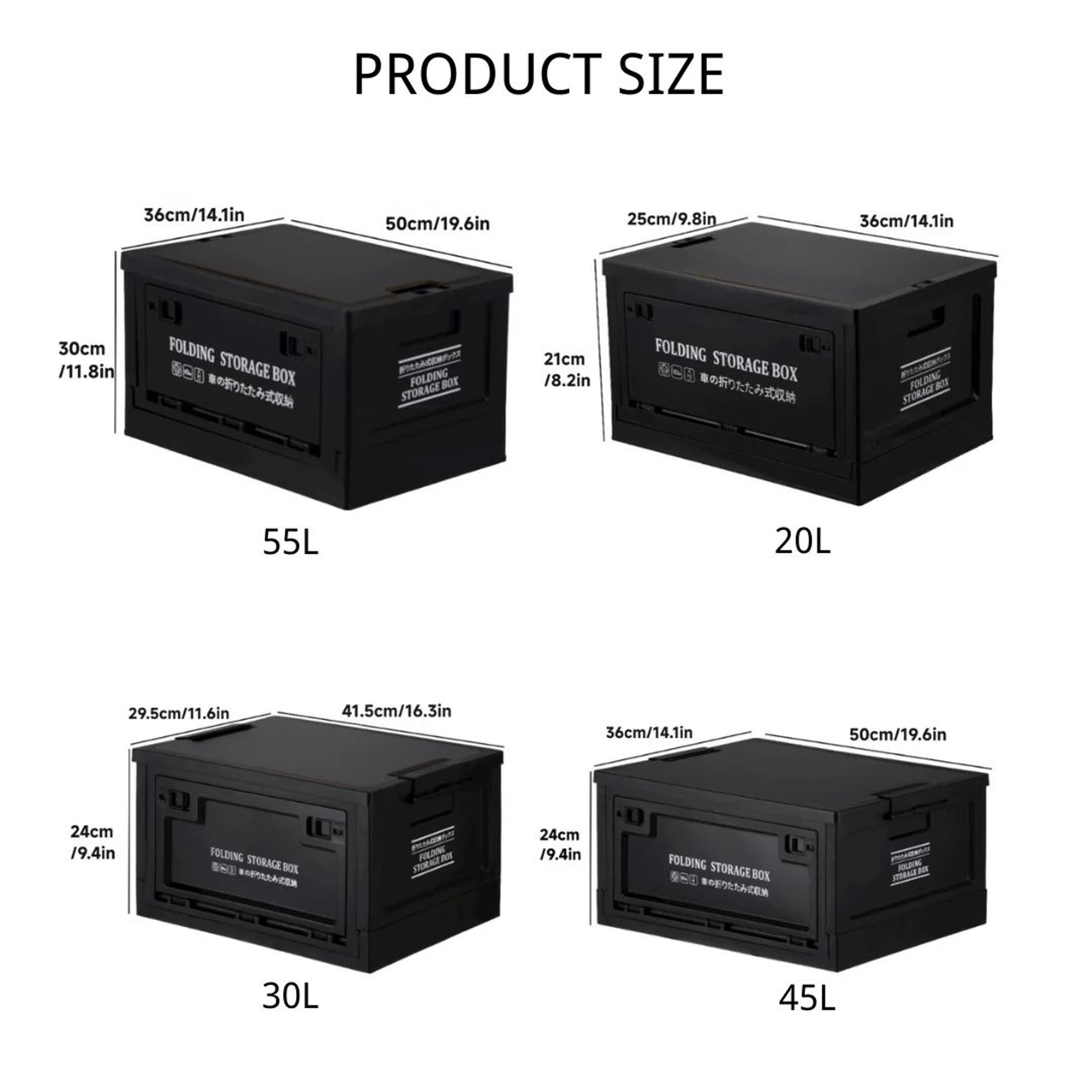 Westtune Collapsible Outdoor Storage Box Large Capacity Portable Camping Container 3
