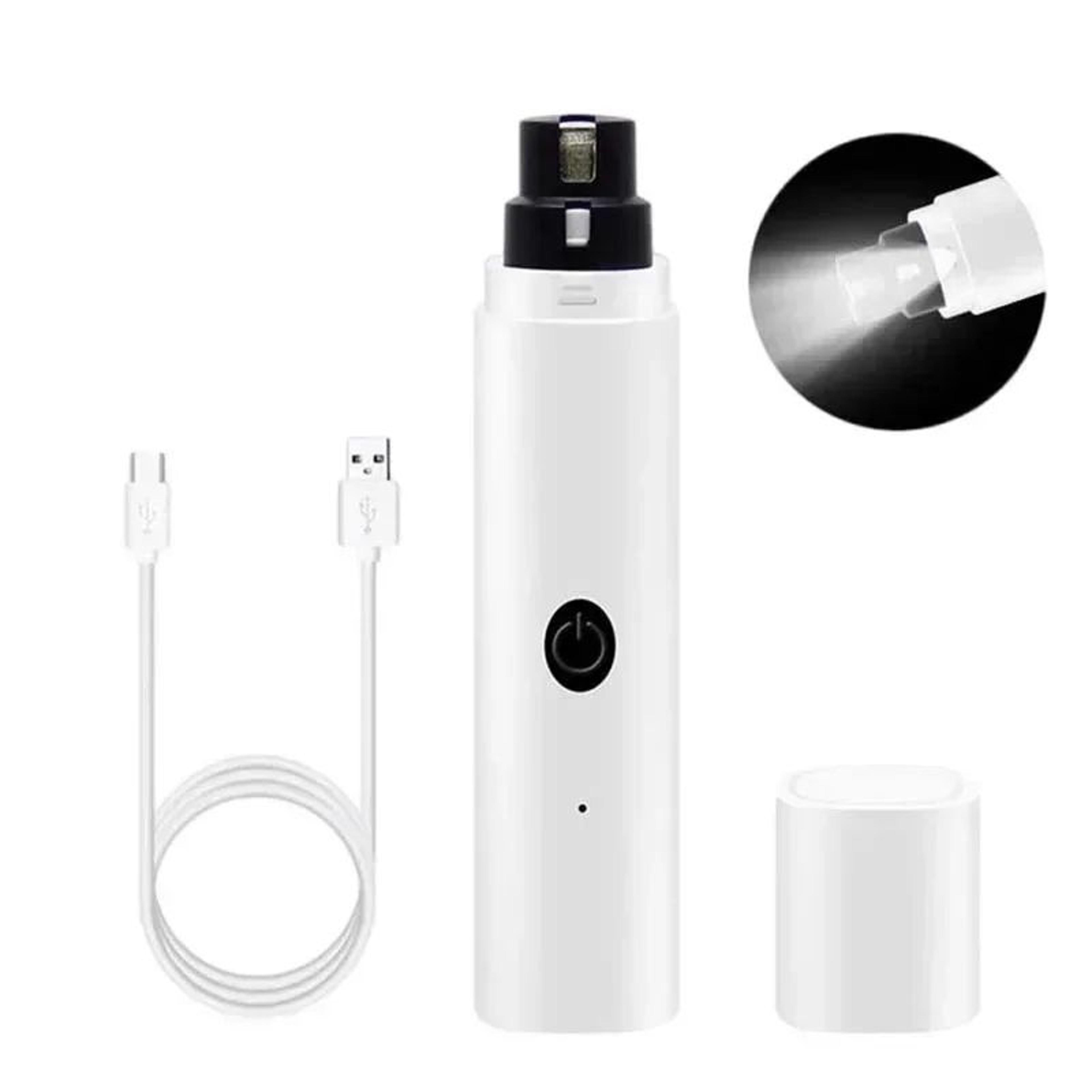 Electric Pet Nail Clippers Rechargeable Nail Grinder With LED Light For Dogs And Cats 18