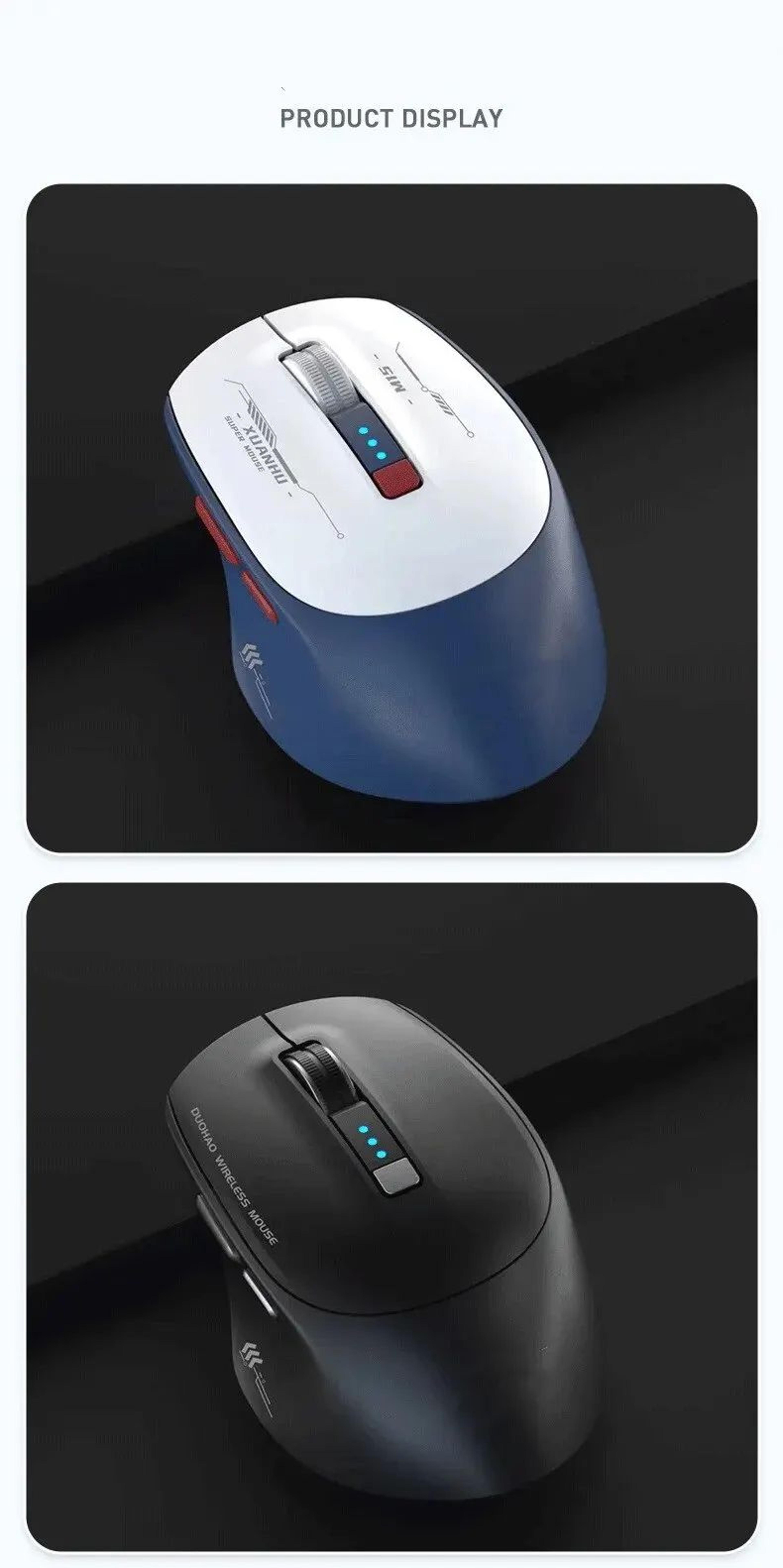 ITLY W2 Rechargeable Wireless Bluetooth Mouse 12