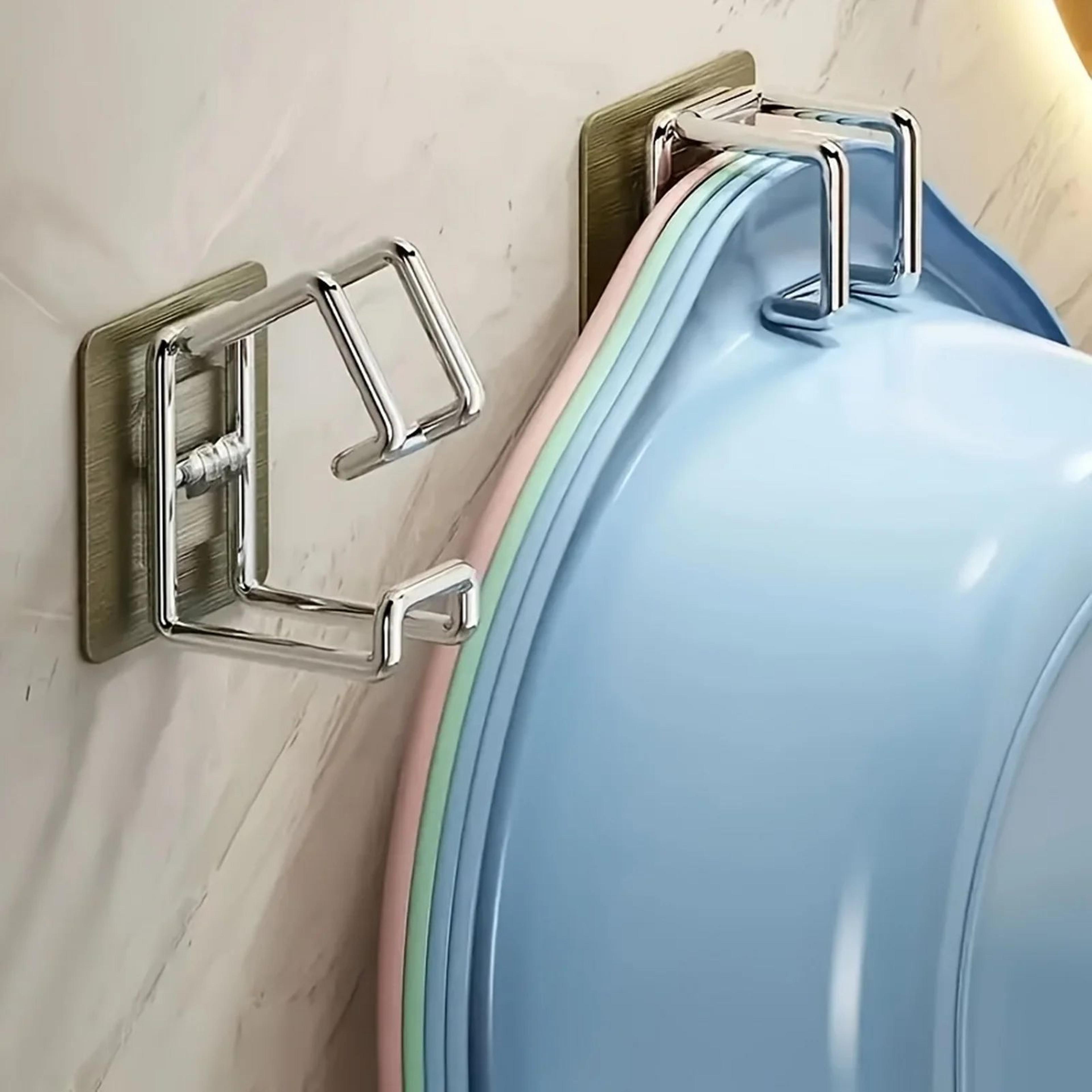 stainless steel washbasin hanging hooks