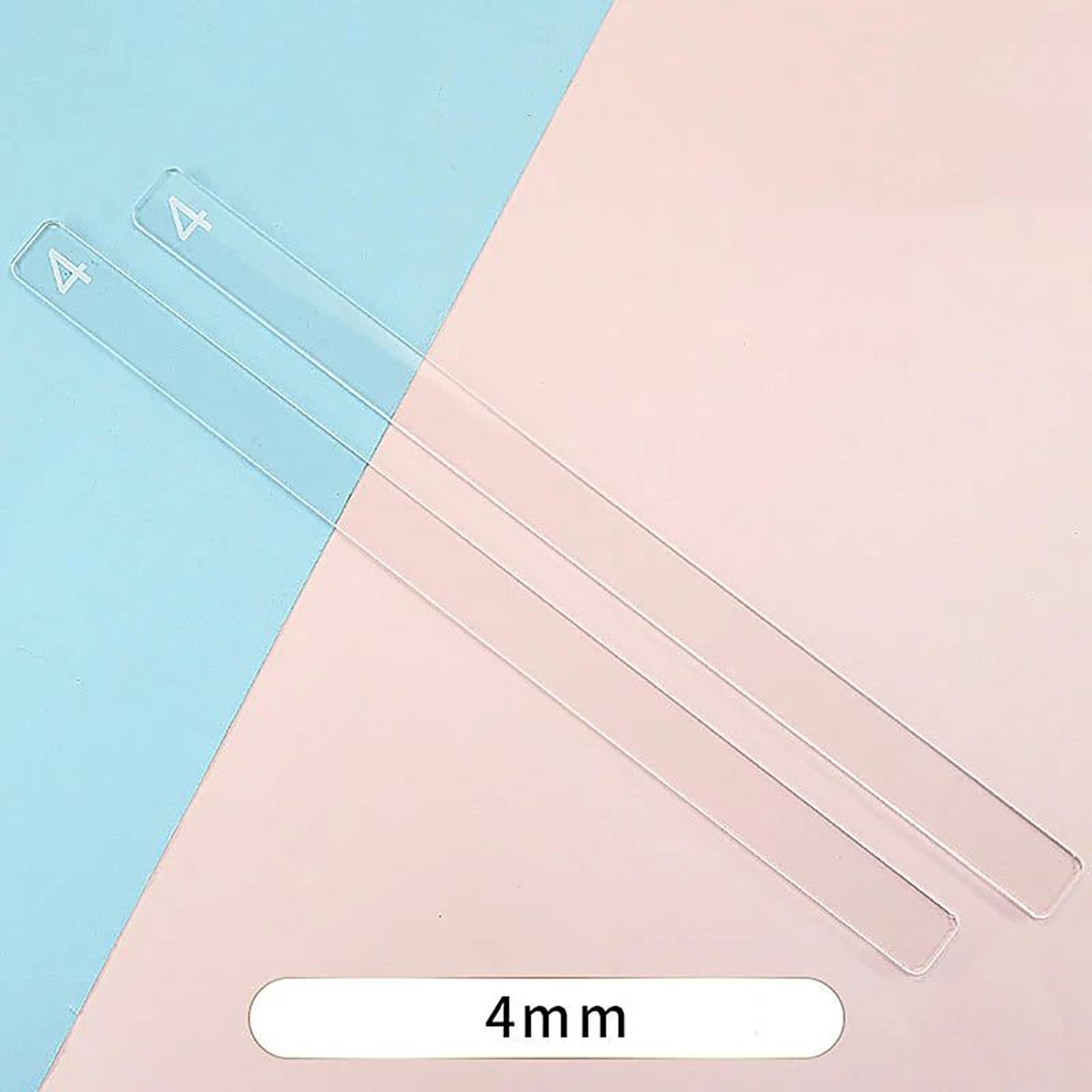Acrylic Baking Ruler  Pastry Thickness Tool Set 15