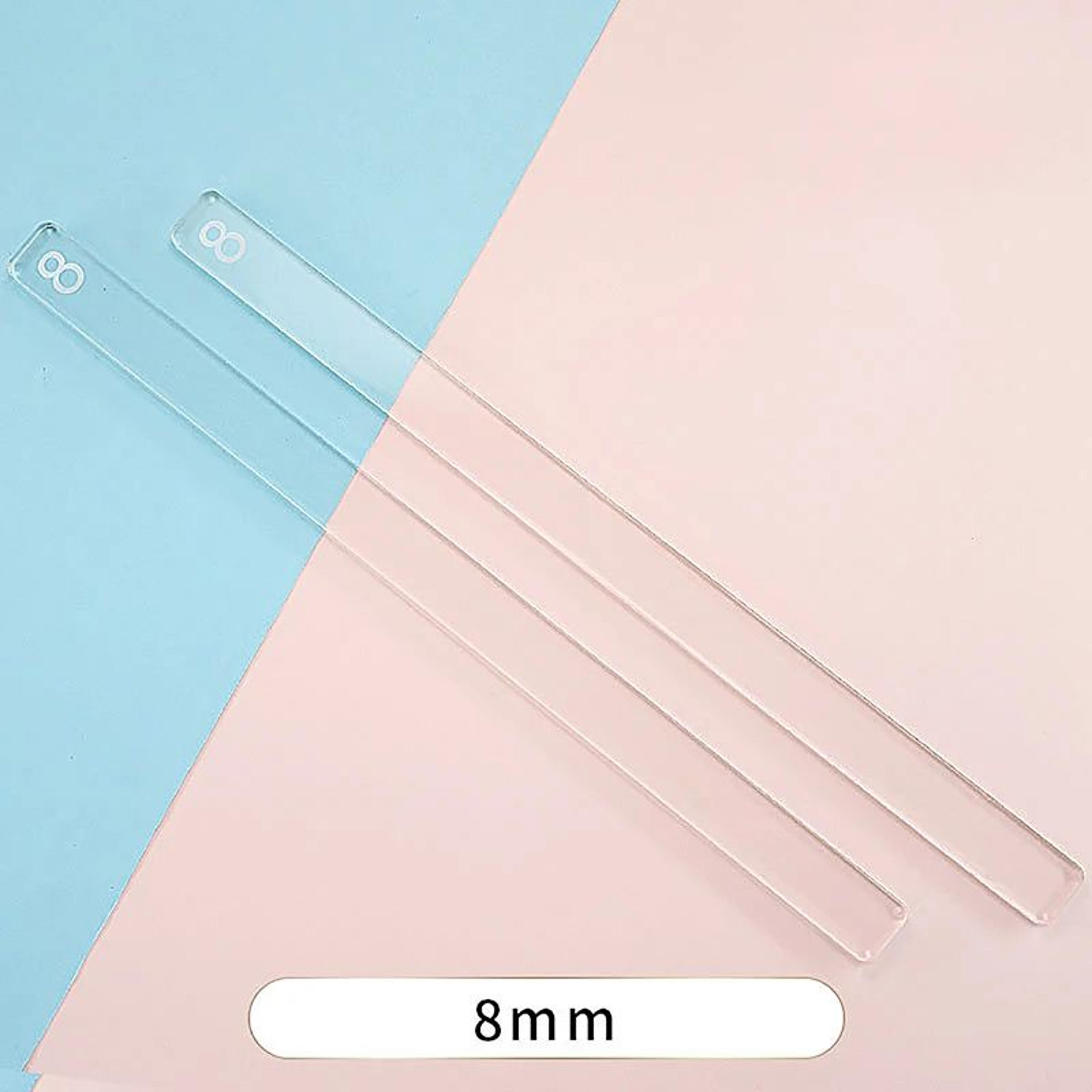 Acrylic Baking Ruler  Pastry Thickness Tool Set 18