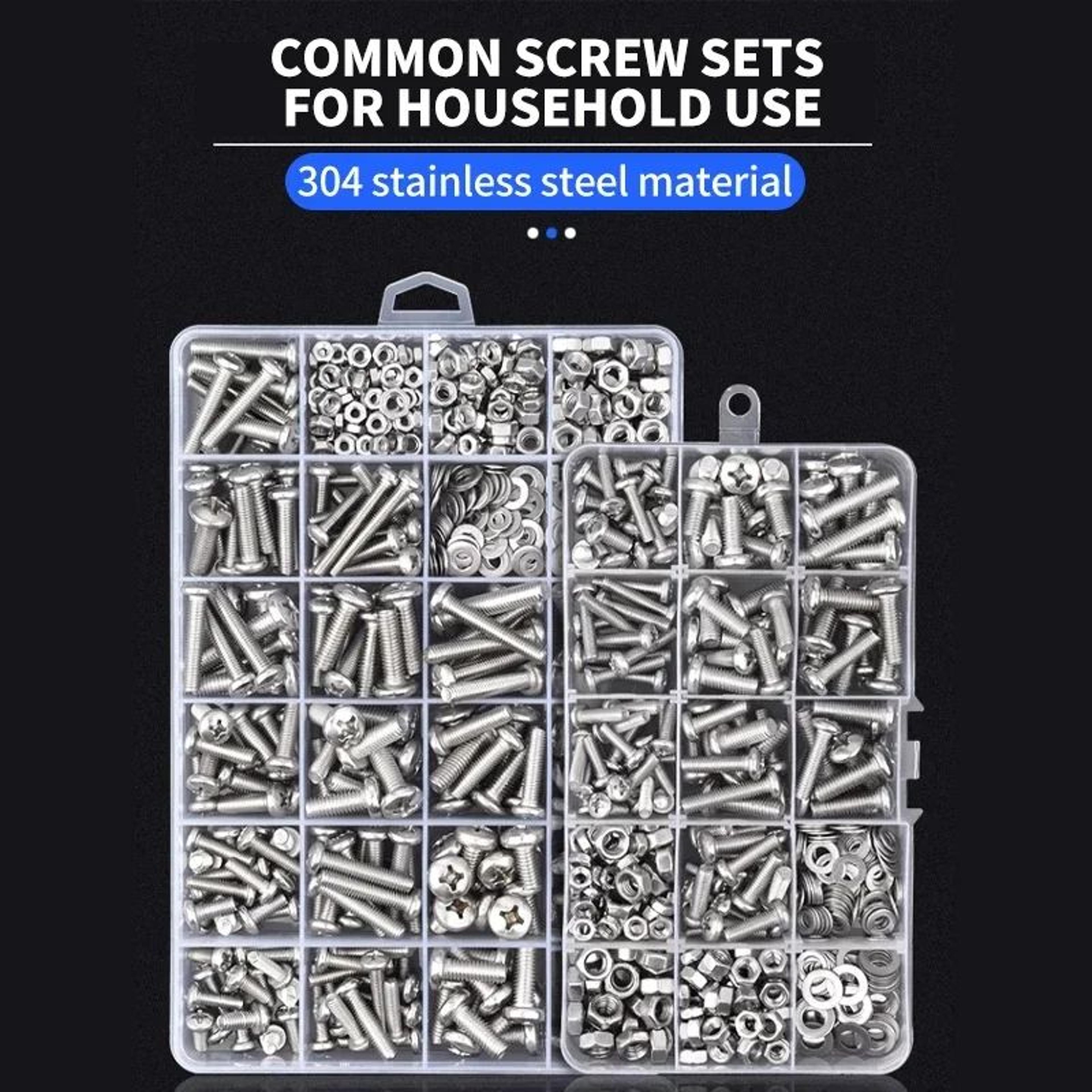 metric screw and bolt assortment kit