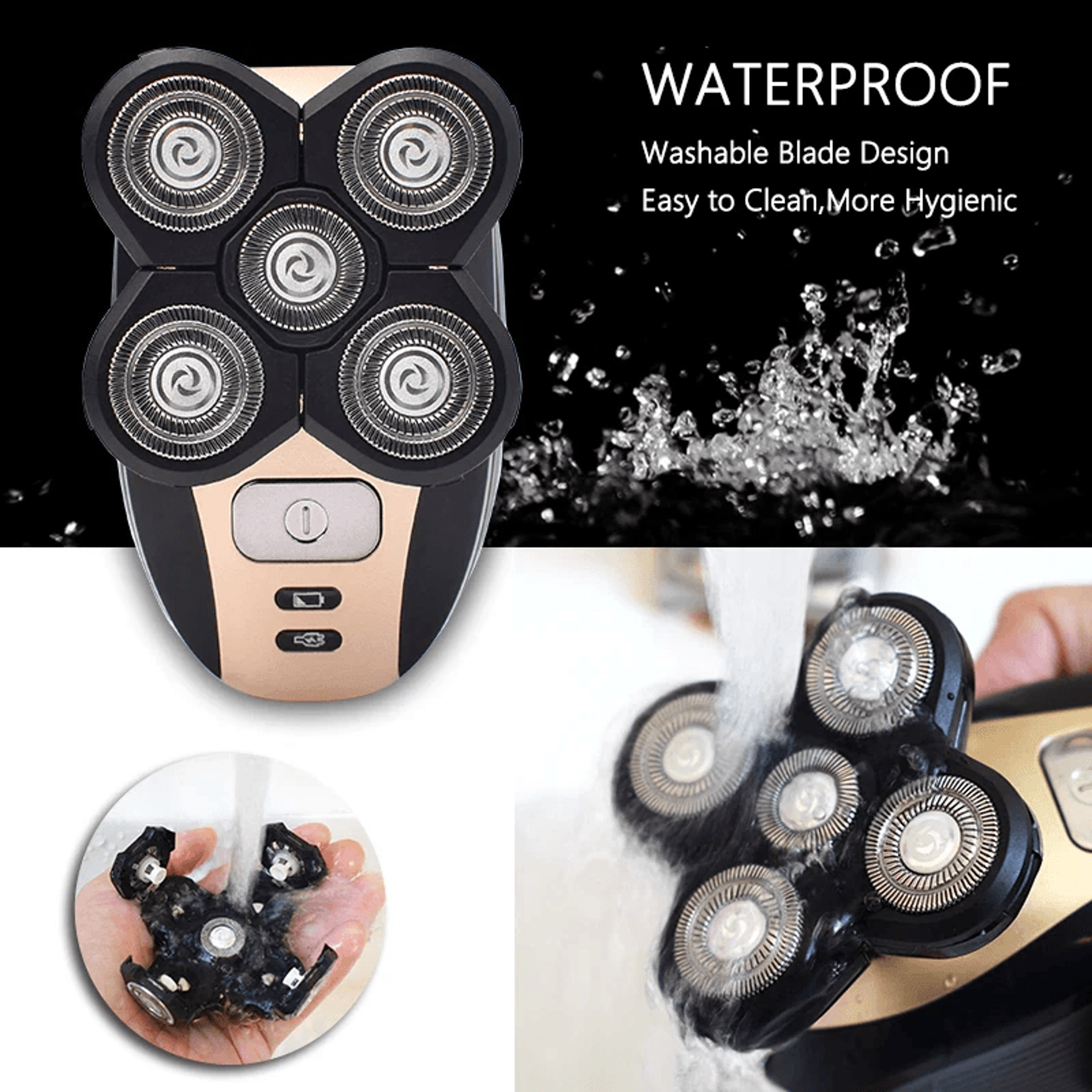 electric head shaver for men grooming
