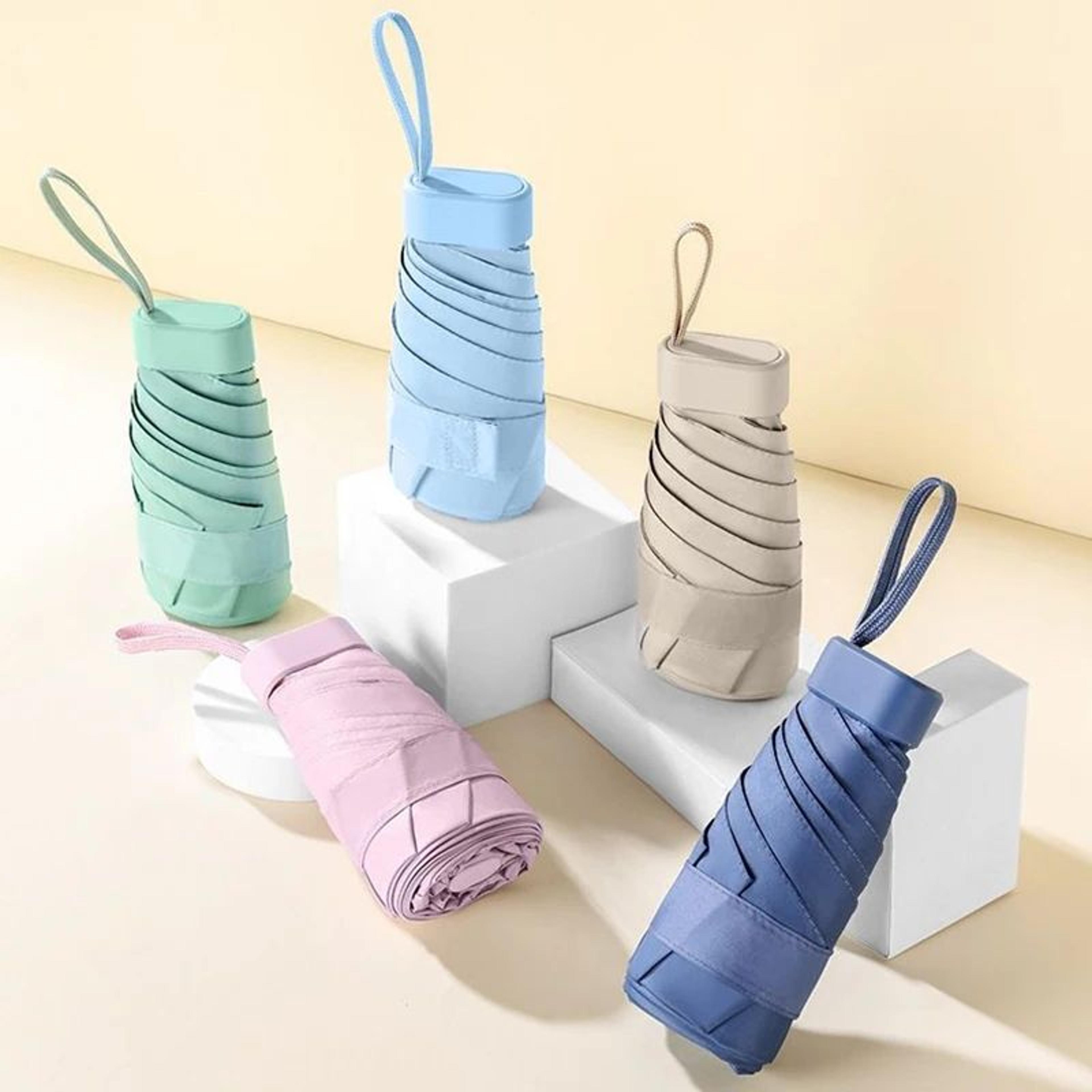 mini foldable dual use uv protection umbrella