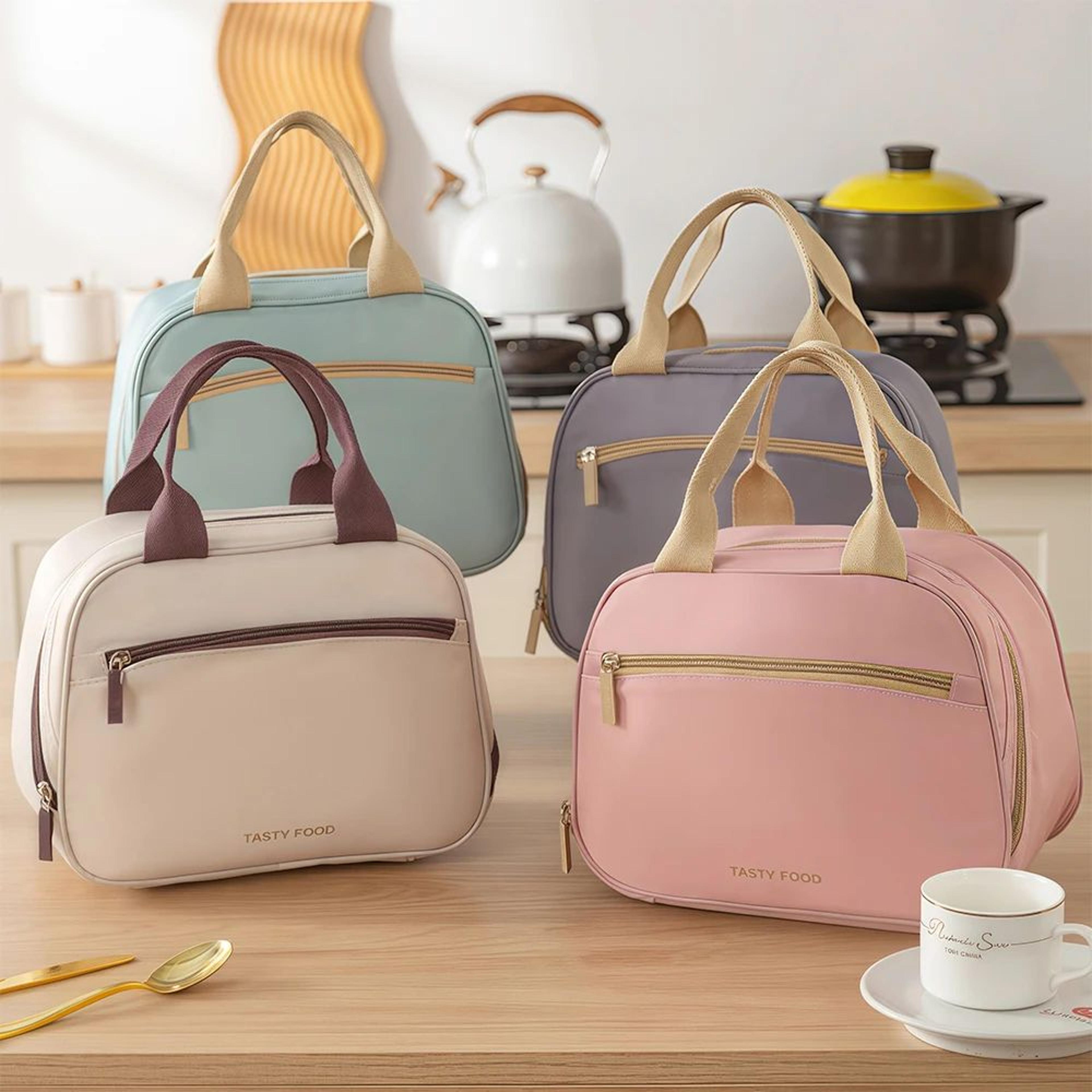 insulated lunch box tote bag