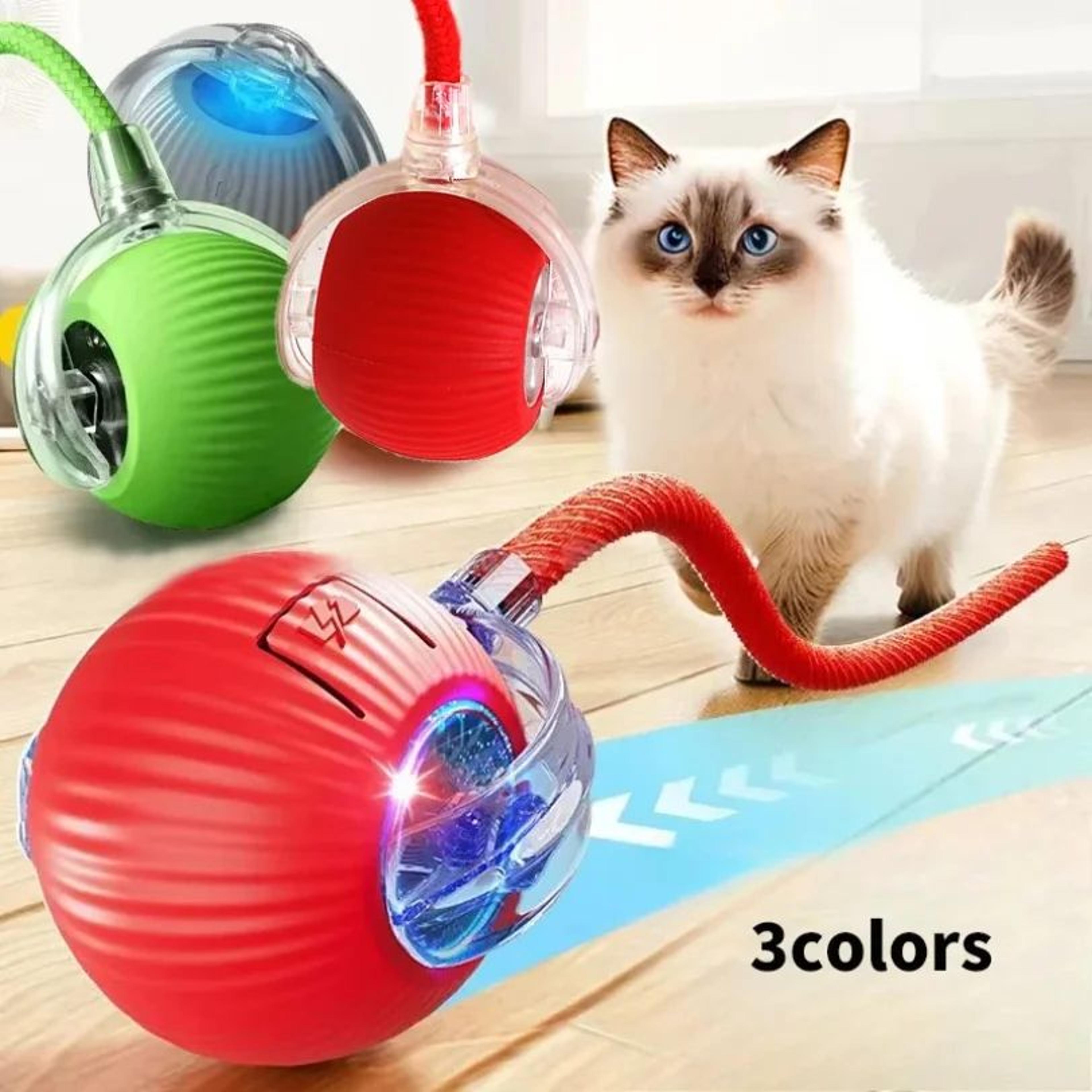rechargeable smart interactive cat ball toy