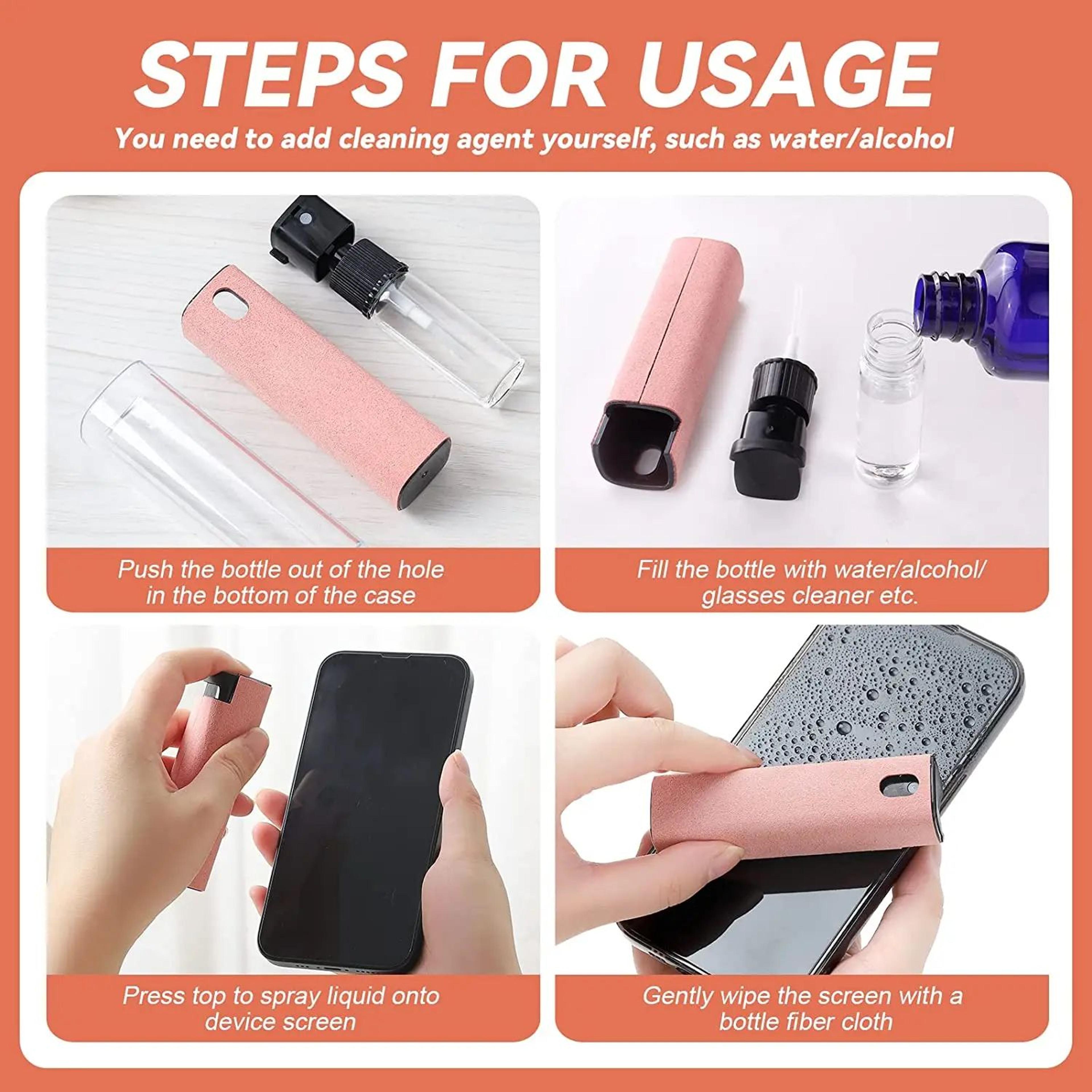 2 In 1 Microfiber Screen Cleaner Spray Set 5