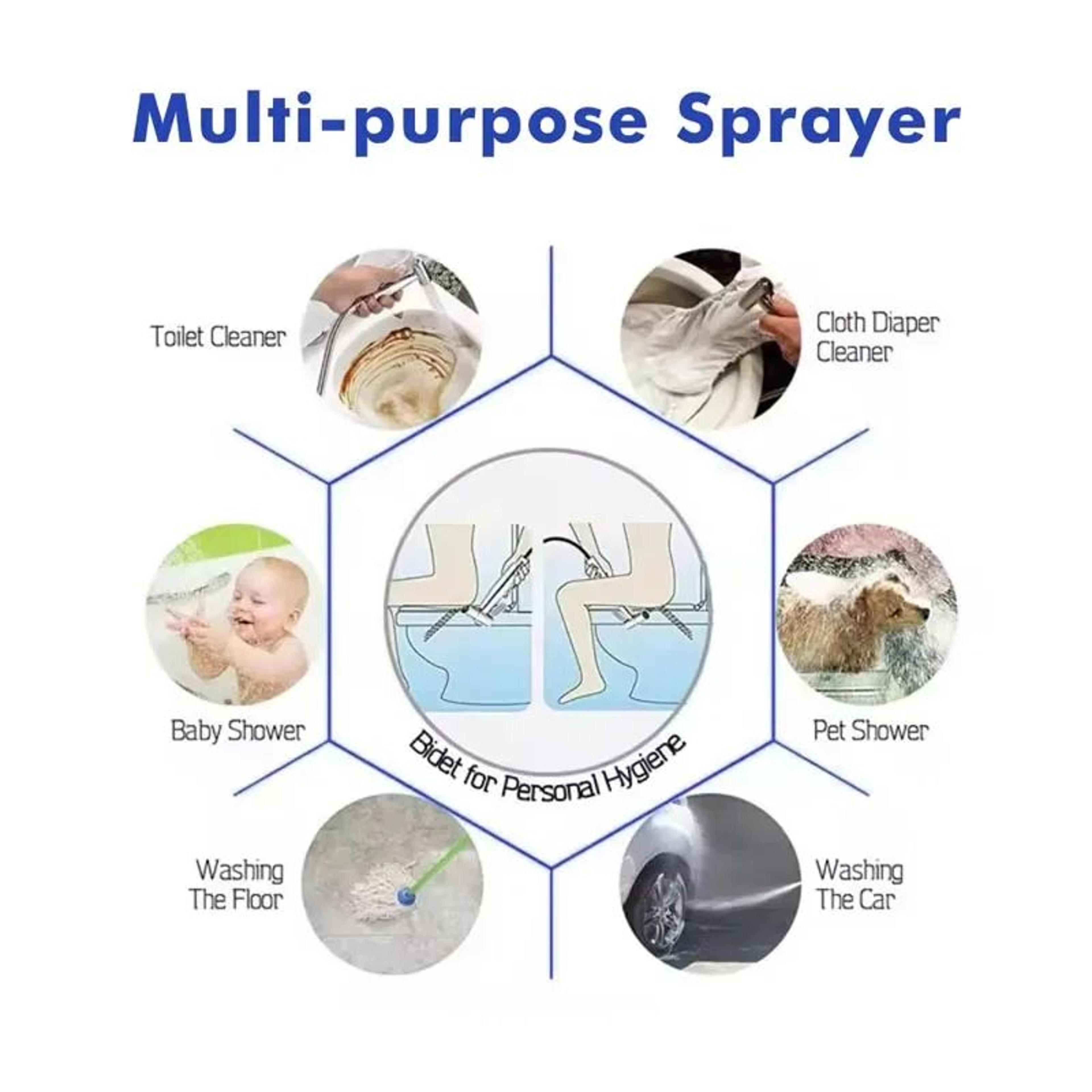Handheld Toilet Bidet Sprayer Set 5