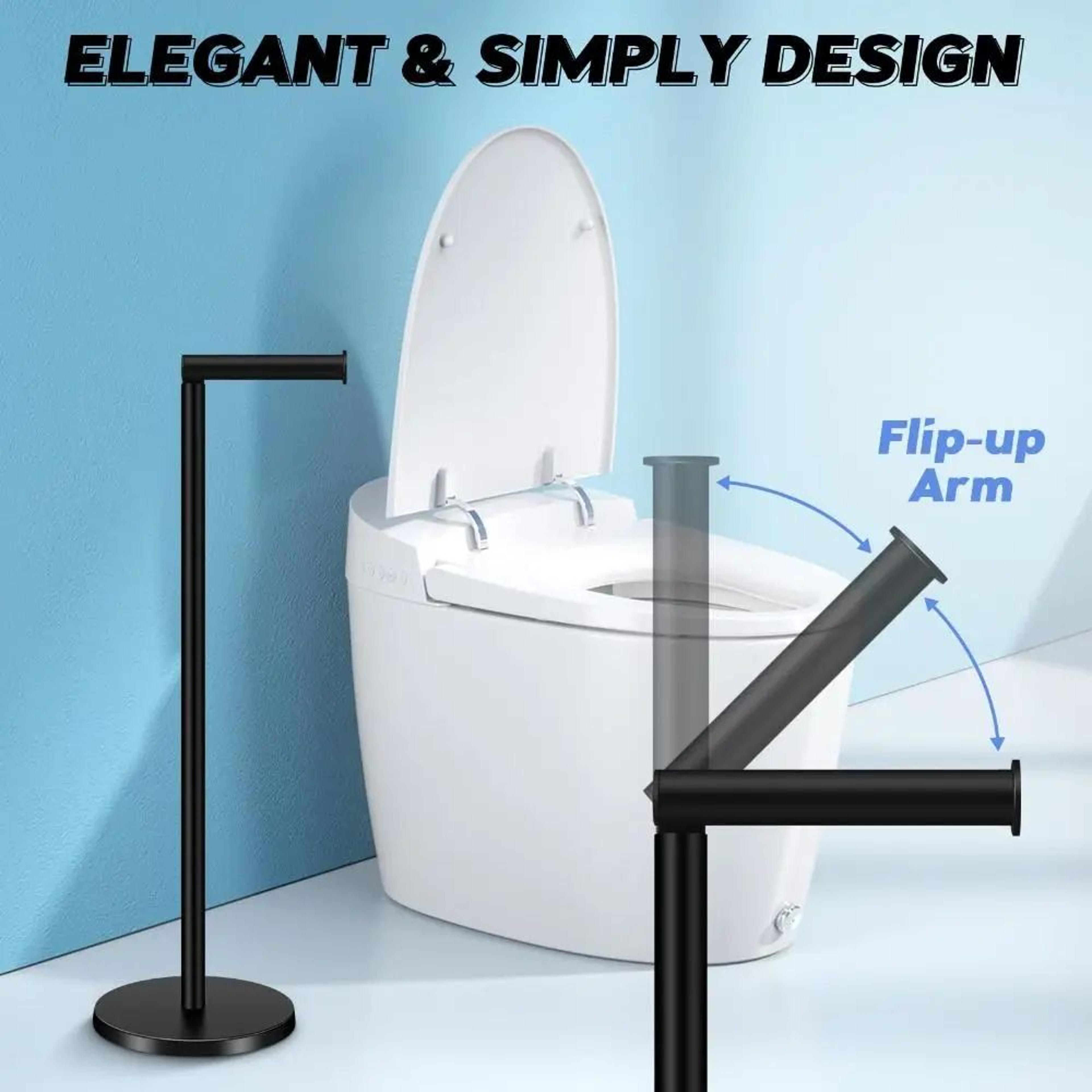 Stainless Steel Toilet Paper Stand 3