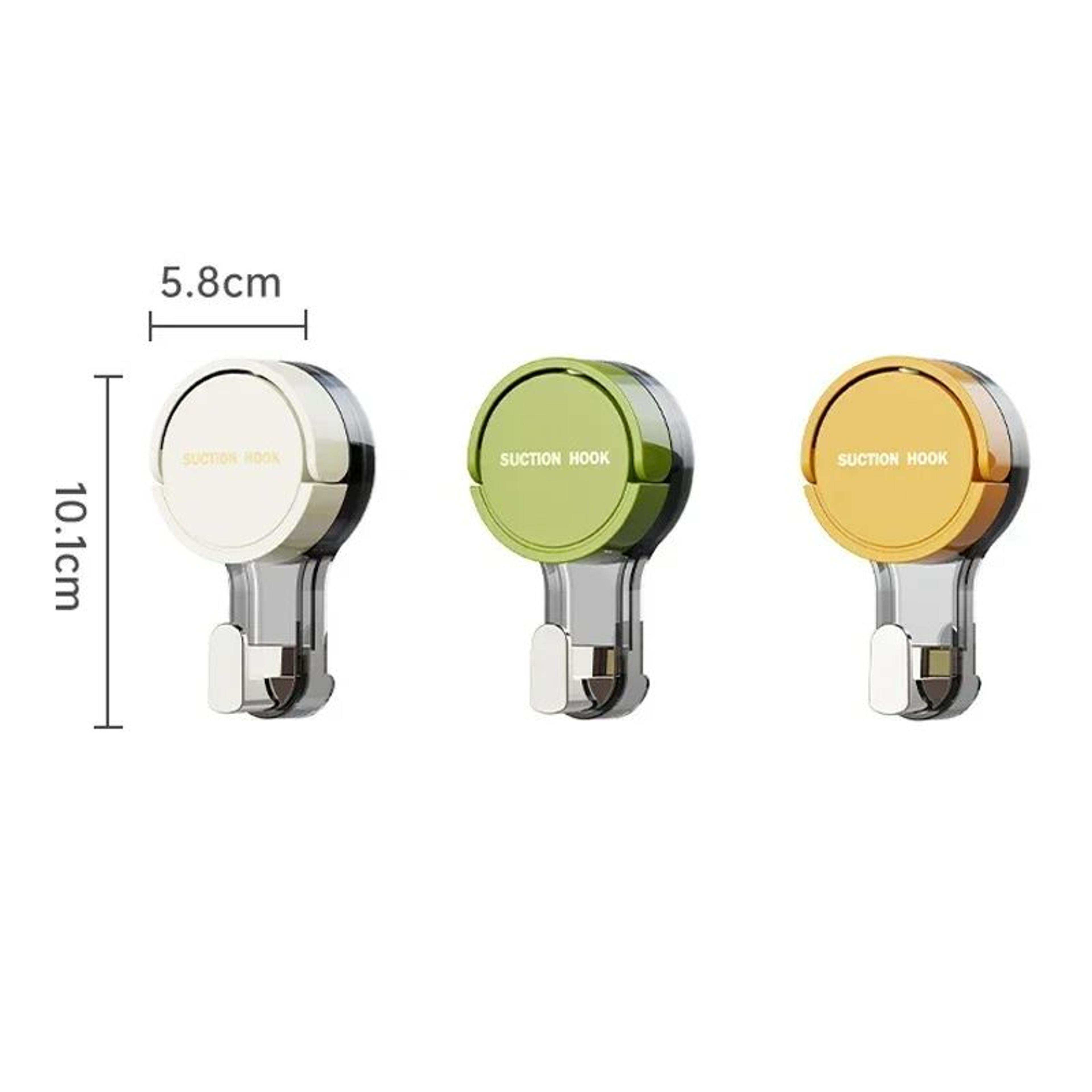 Reusable Suction Cup Hooks Set 5