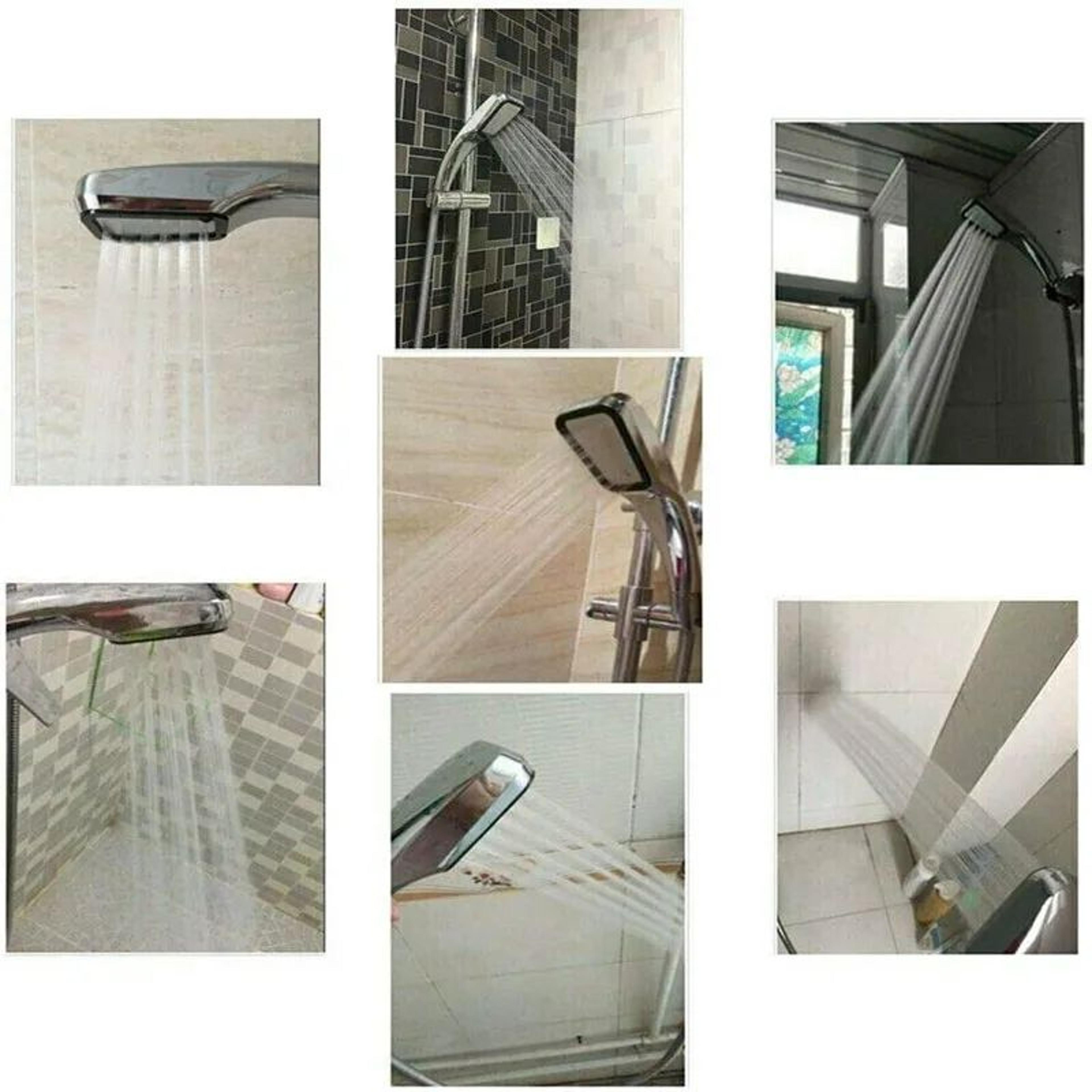 300Hole High Pressure Handheld Shower Head With Hose 5
