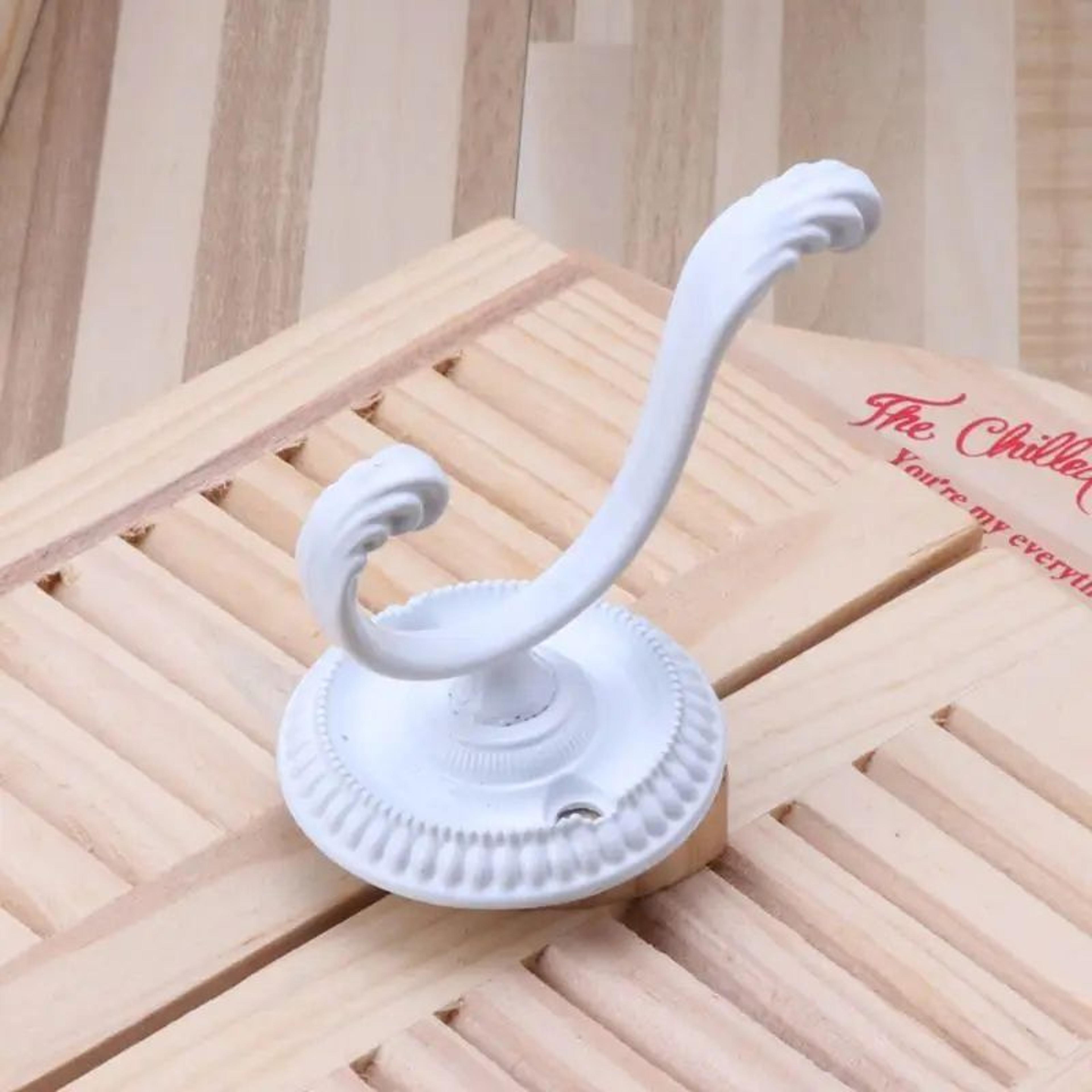 vintage retro wall mounted dual hooks