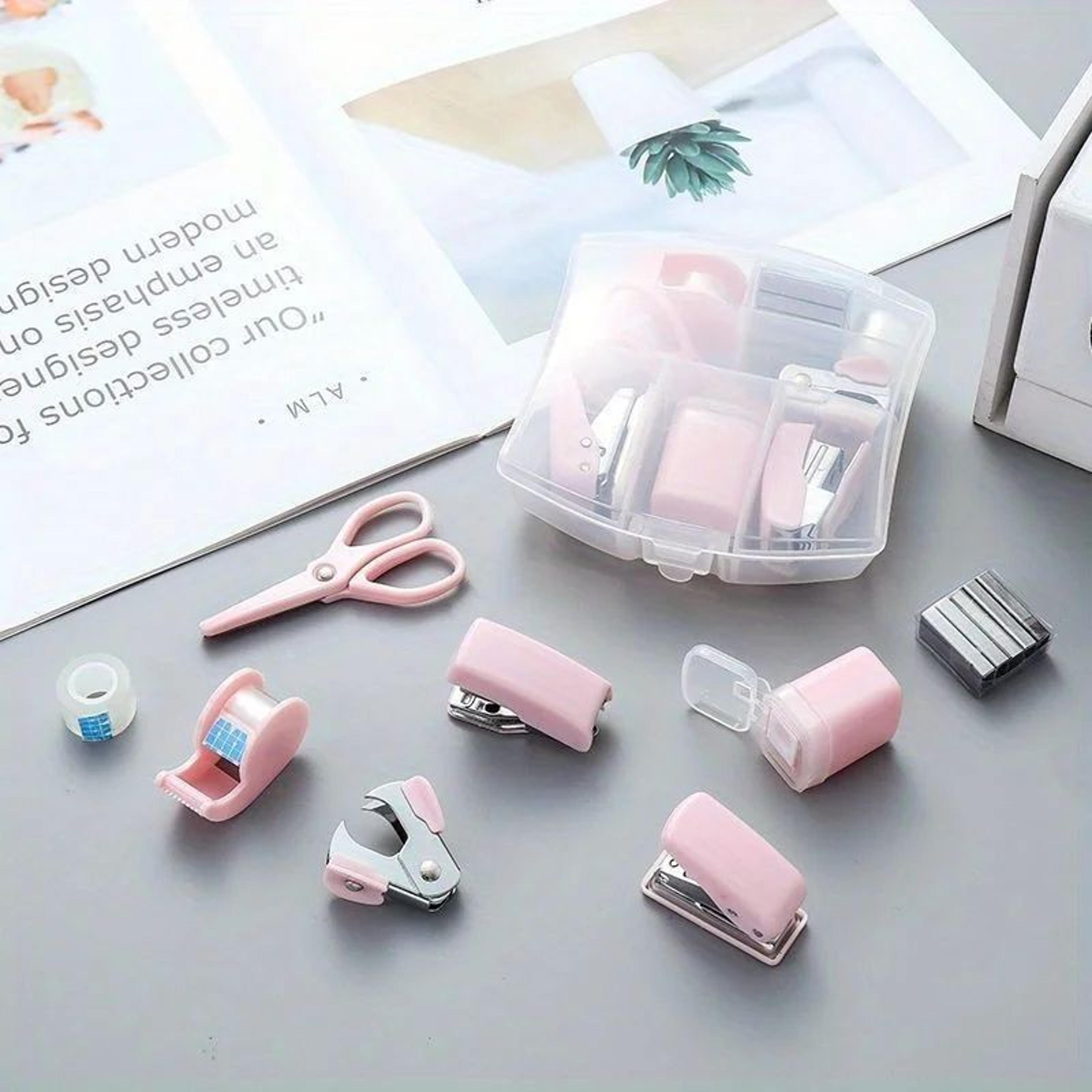 8-piece portable mini stationery set