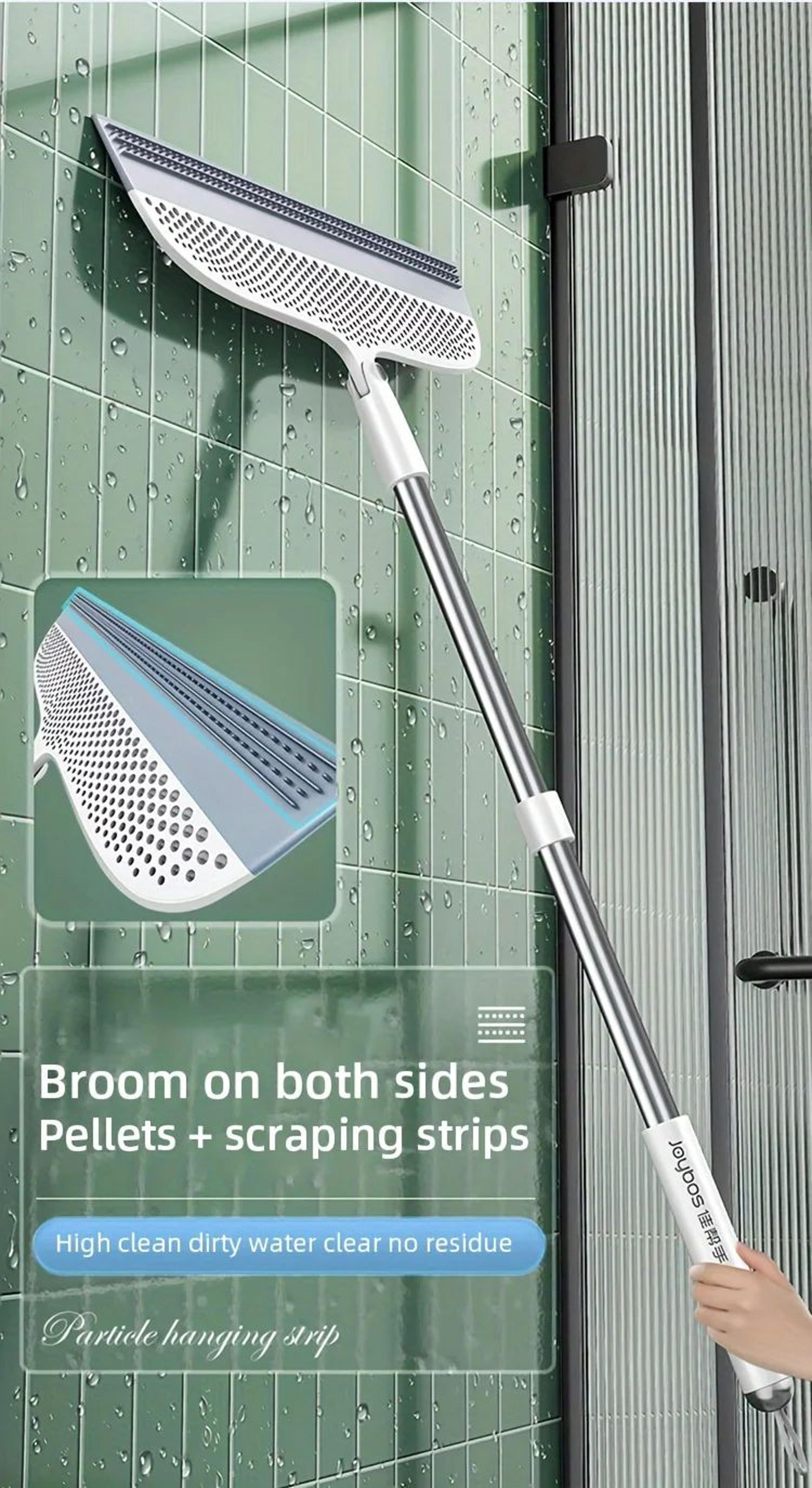 Magic Silicone Scraper Broom 10