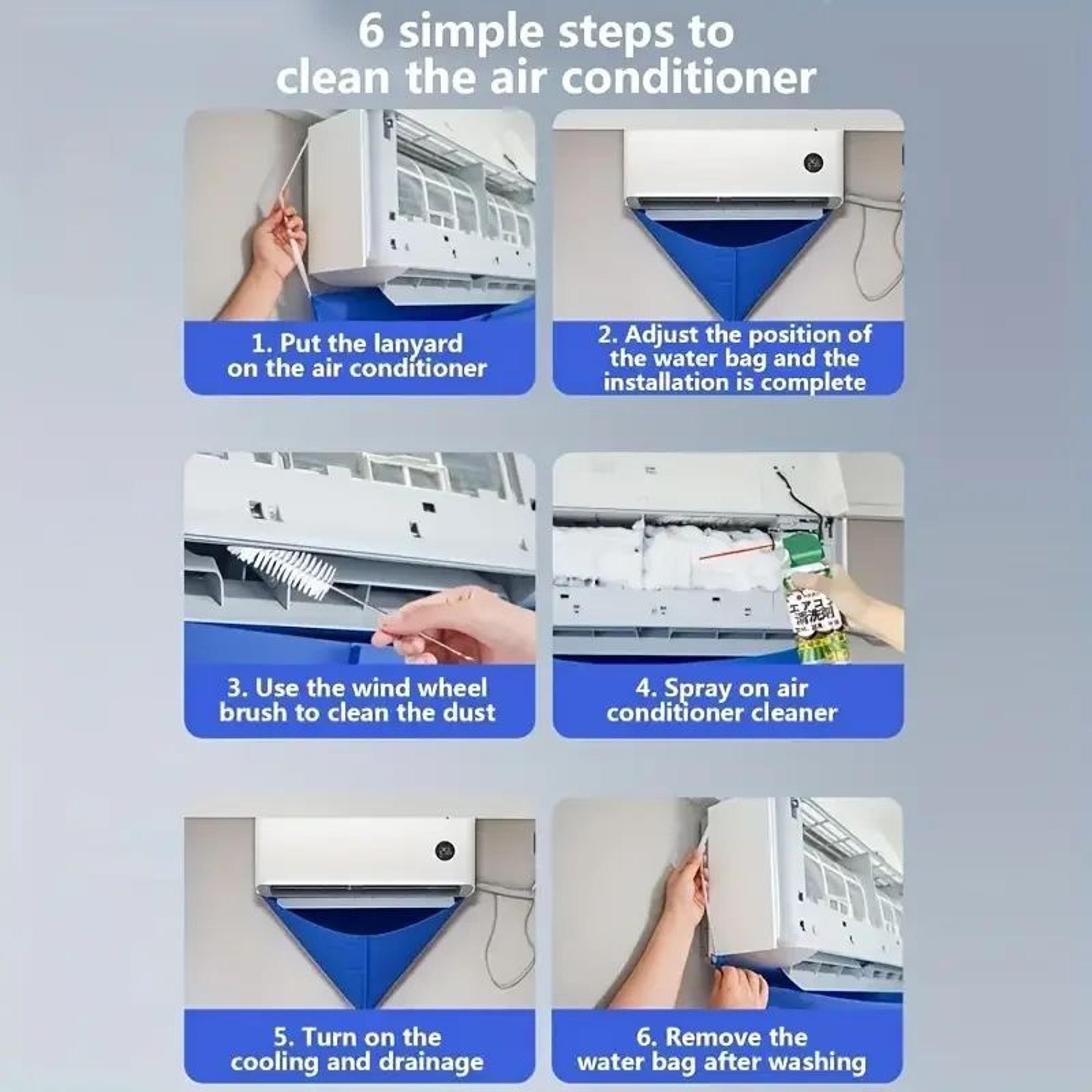 Air Conditioner Cleaning Cover Bag 5