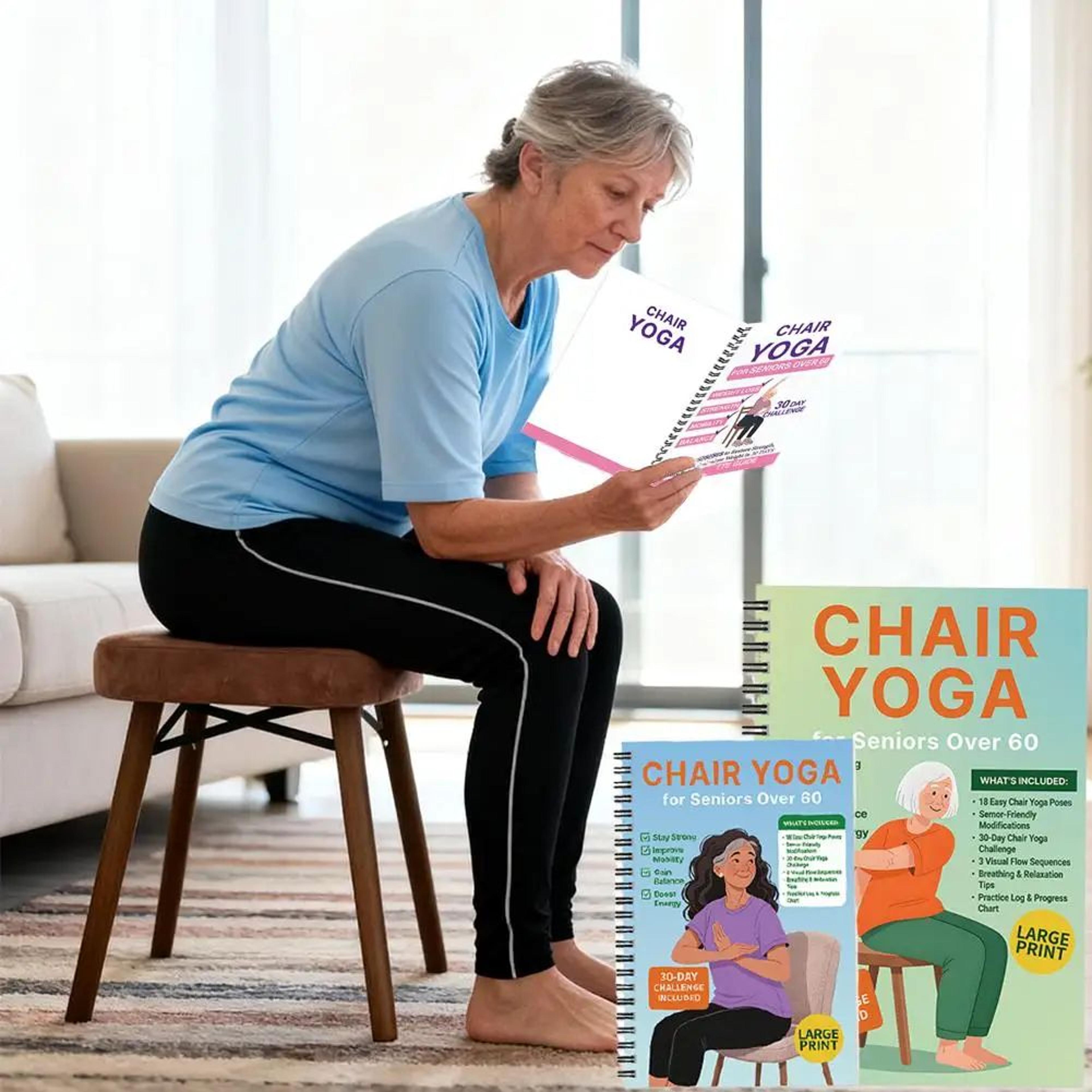 Chair Yoga Exercise Book For Seniors 9