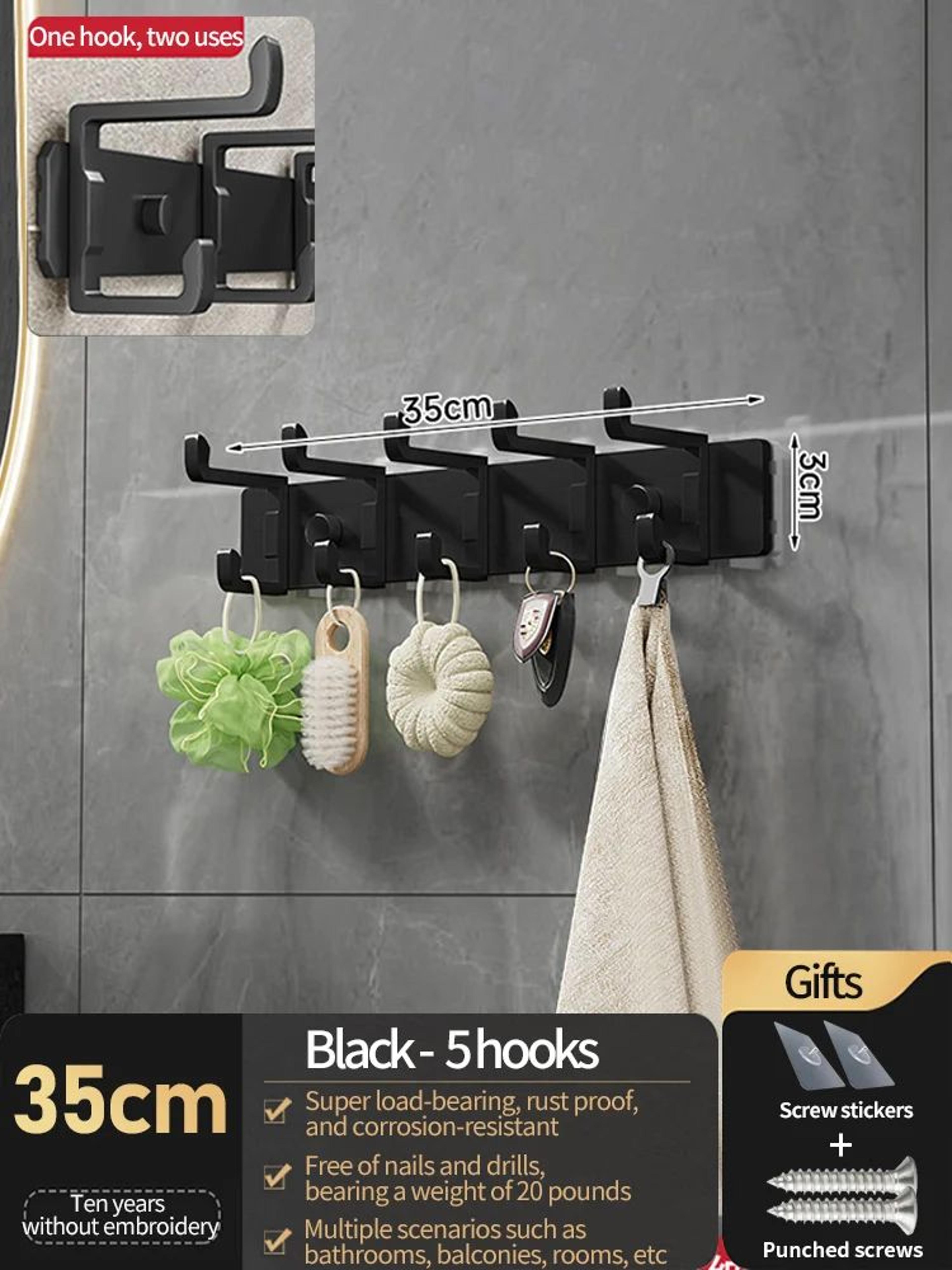 No Drill Folding Door Robe Hooks 13