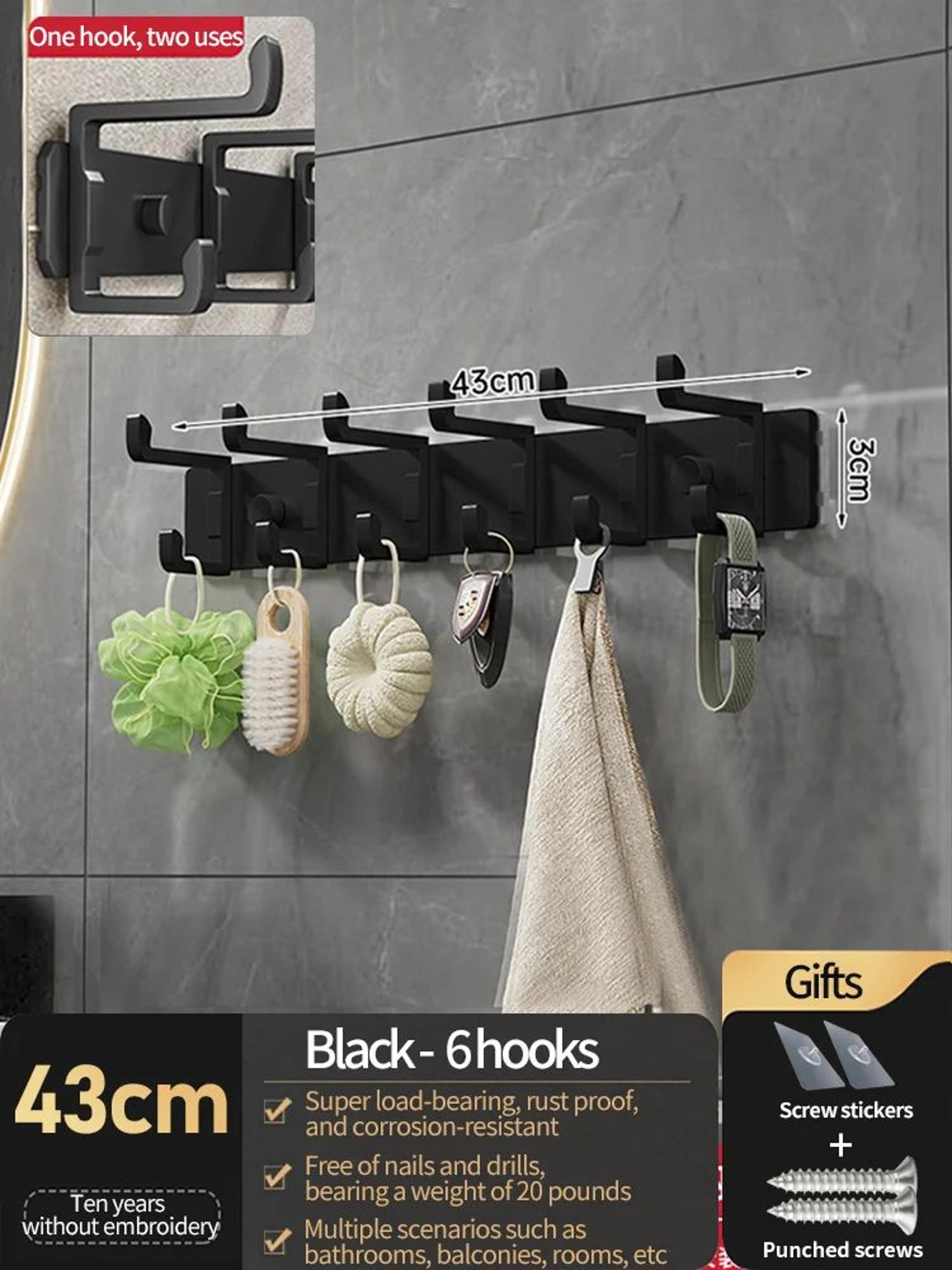 No Drill Folding Door Robe Hooks 14
