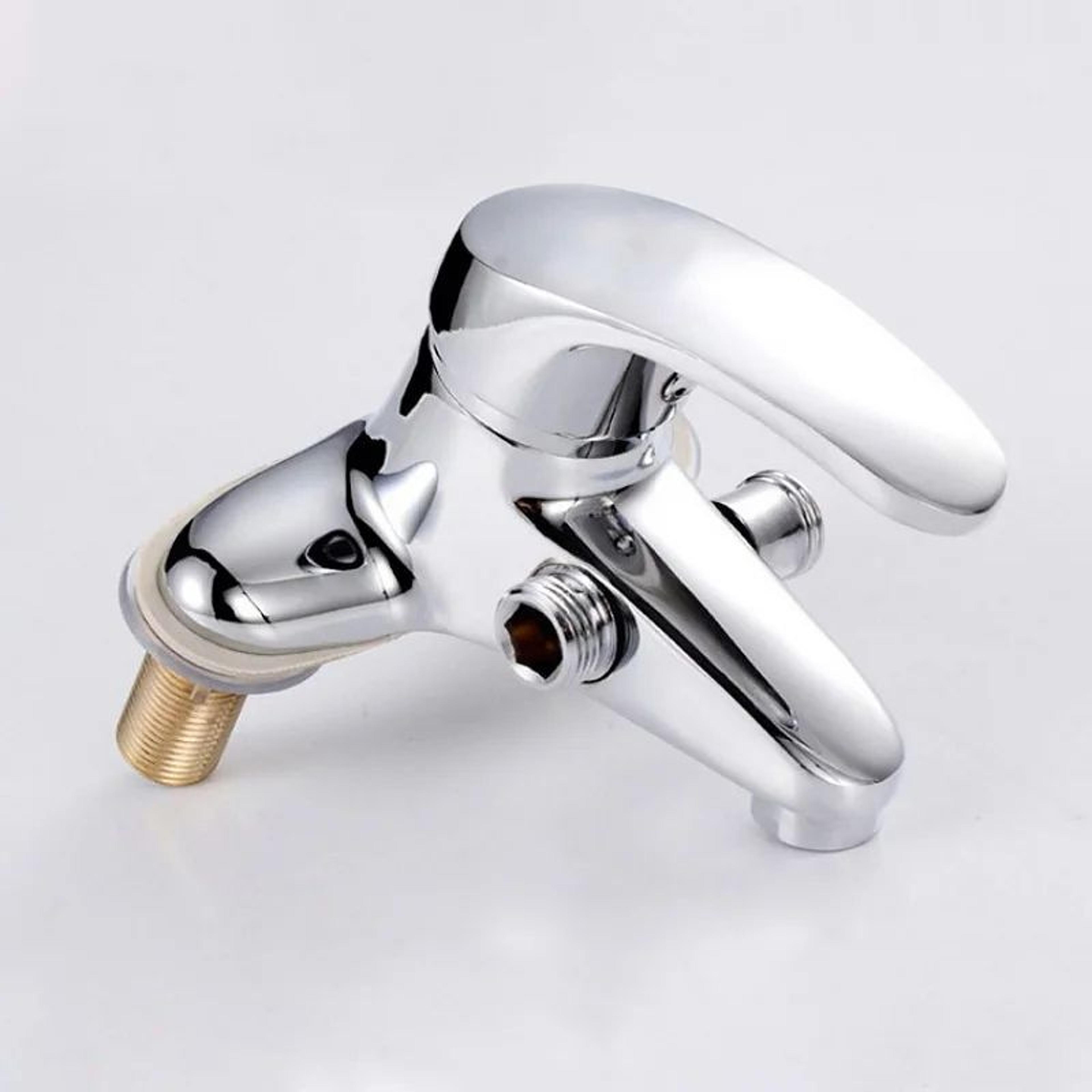 Double Hole Bathroom Basin Mixer Faucet 4