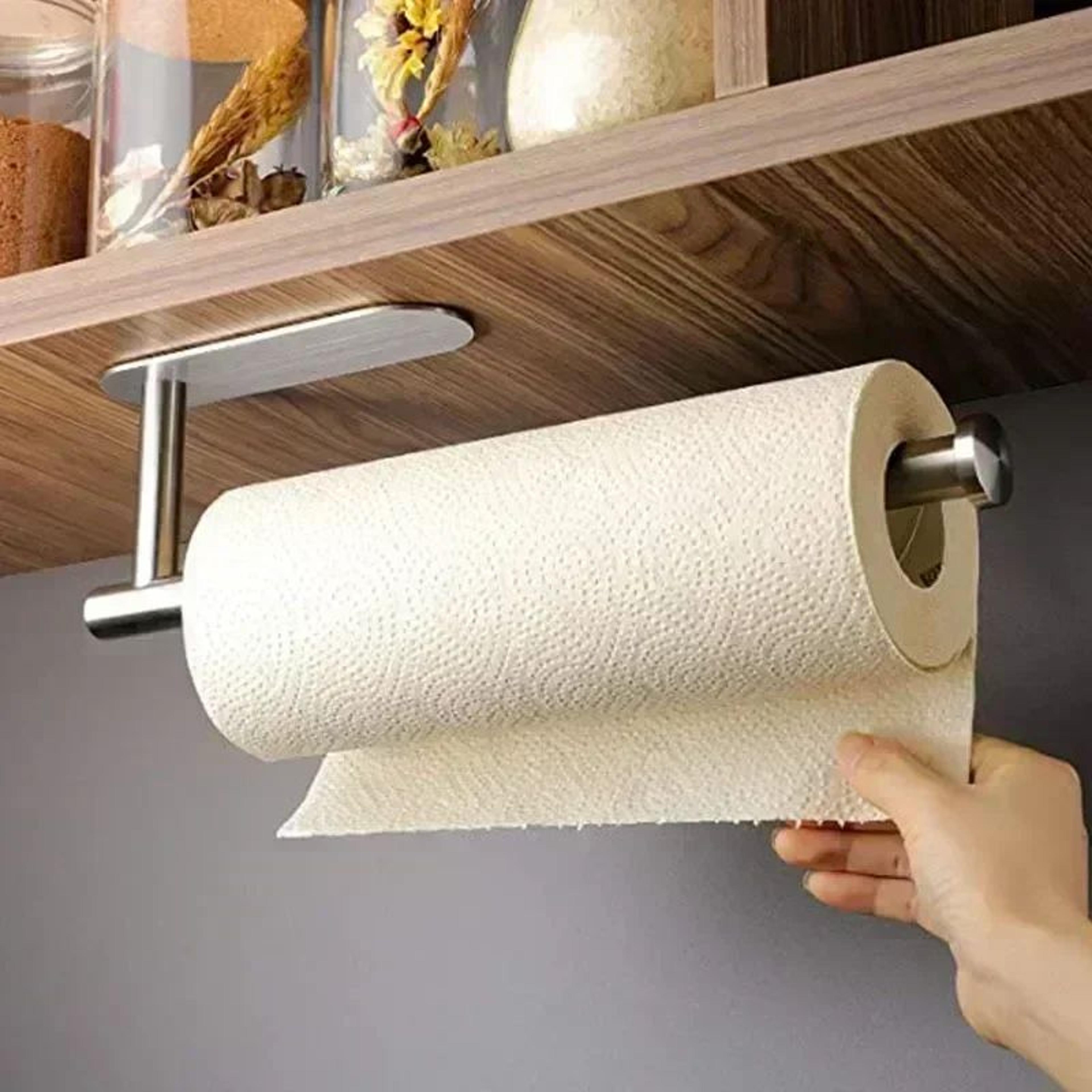 stainless steel paper towel holder