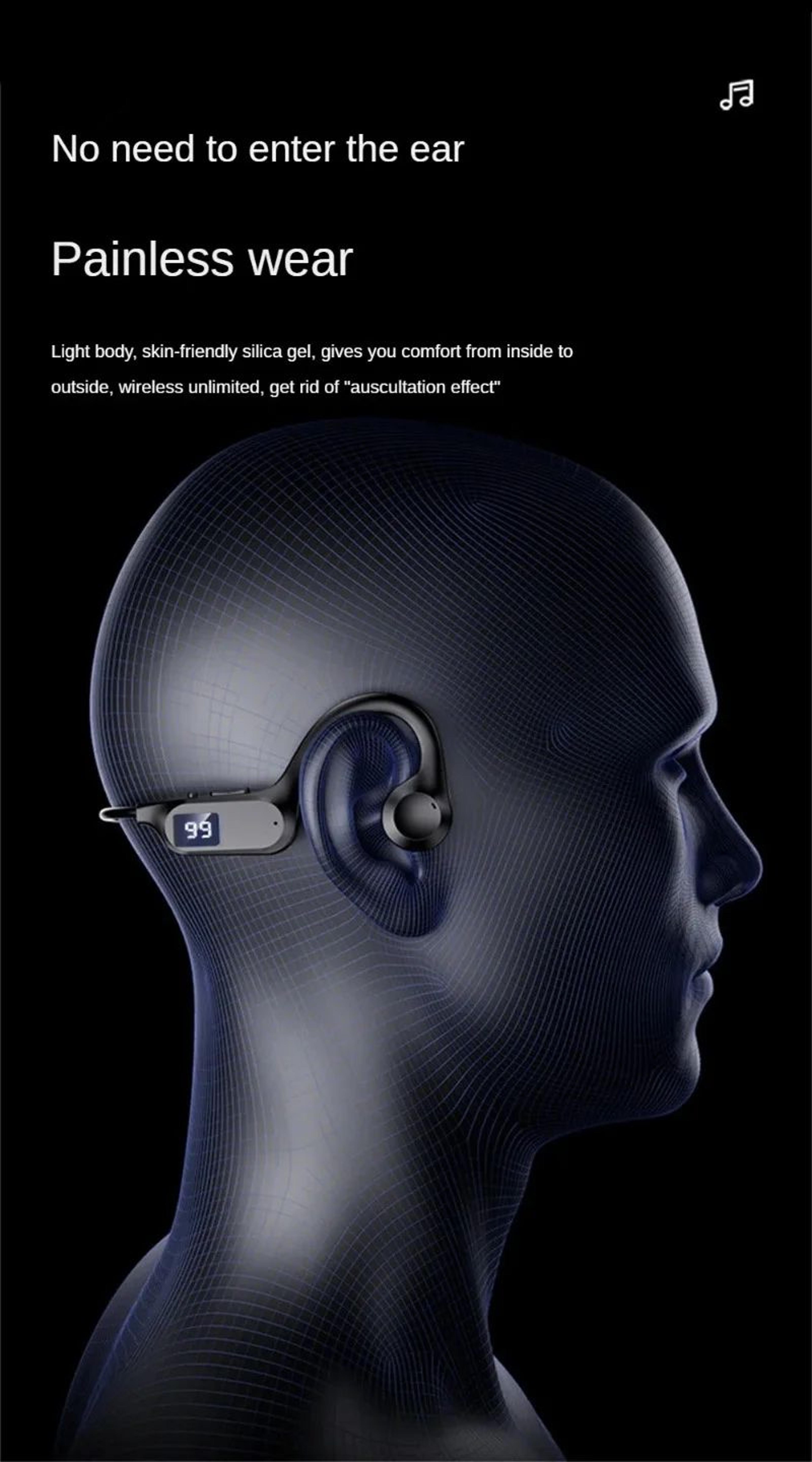 Bone Conduction Wireless Sport Earphones 8