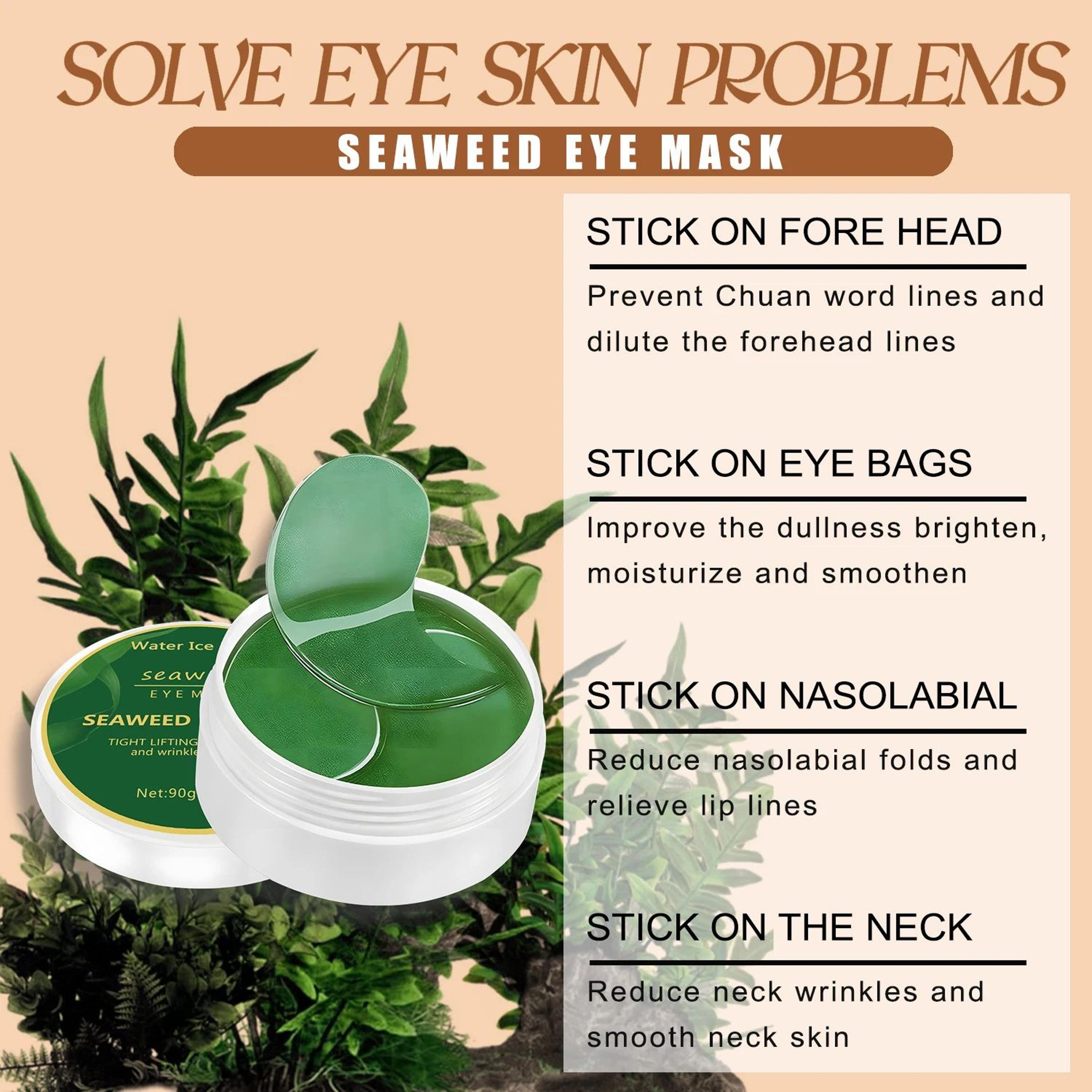 Seaweed Hyaluronic Acid Eye Mask Patches 8