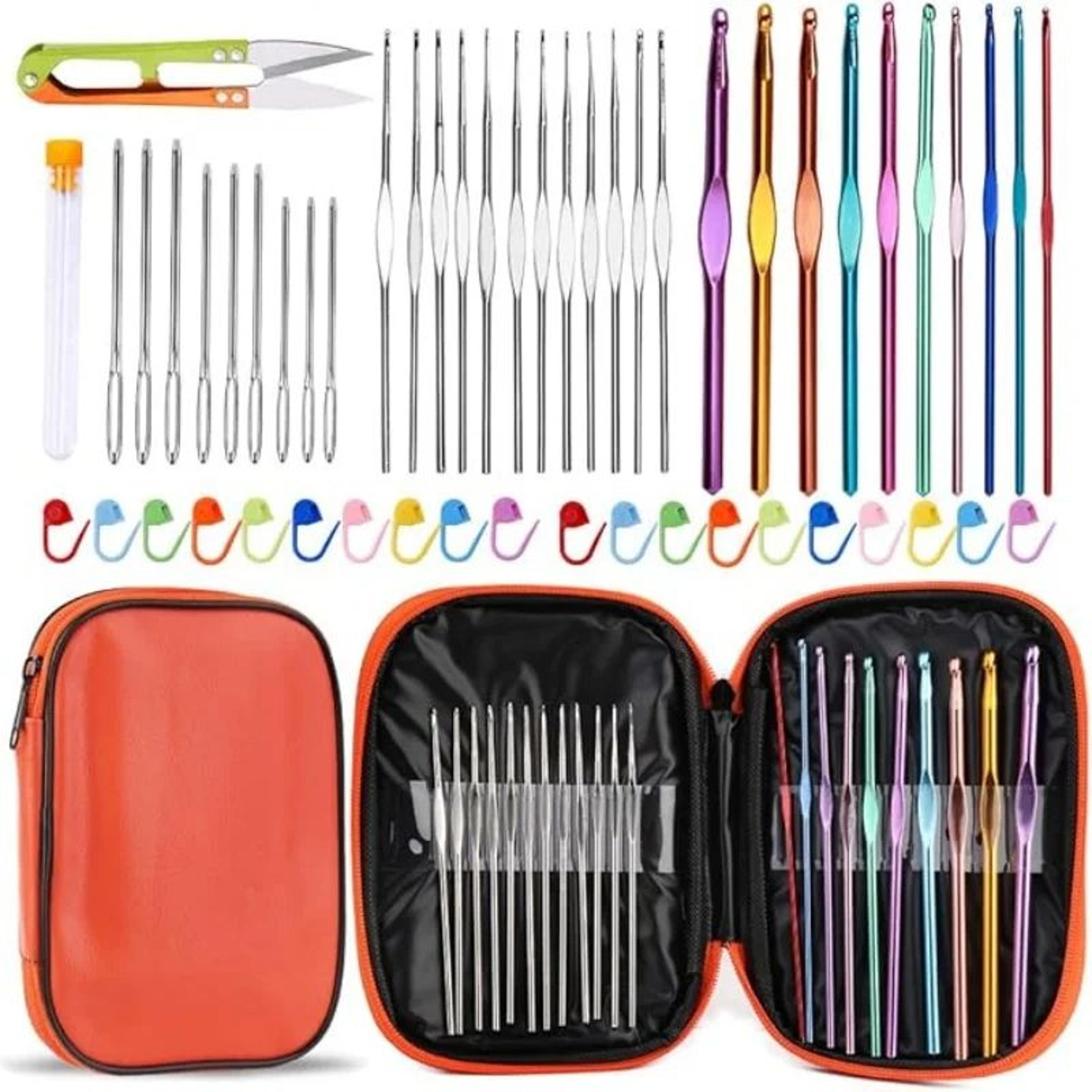 54 Piece Crochet Needle Kit With Case 10