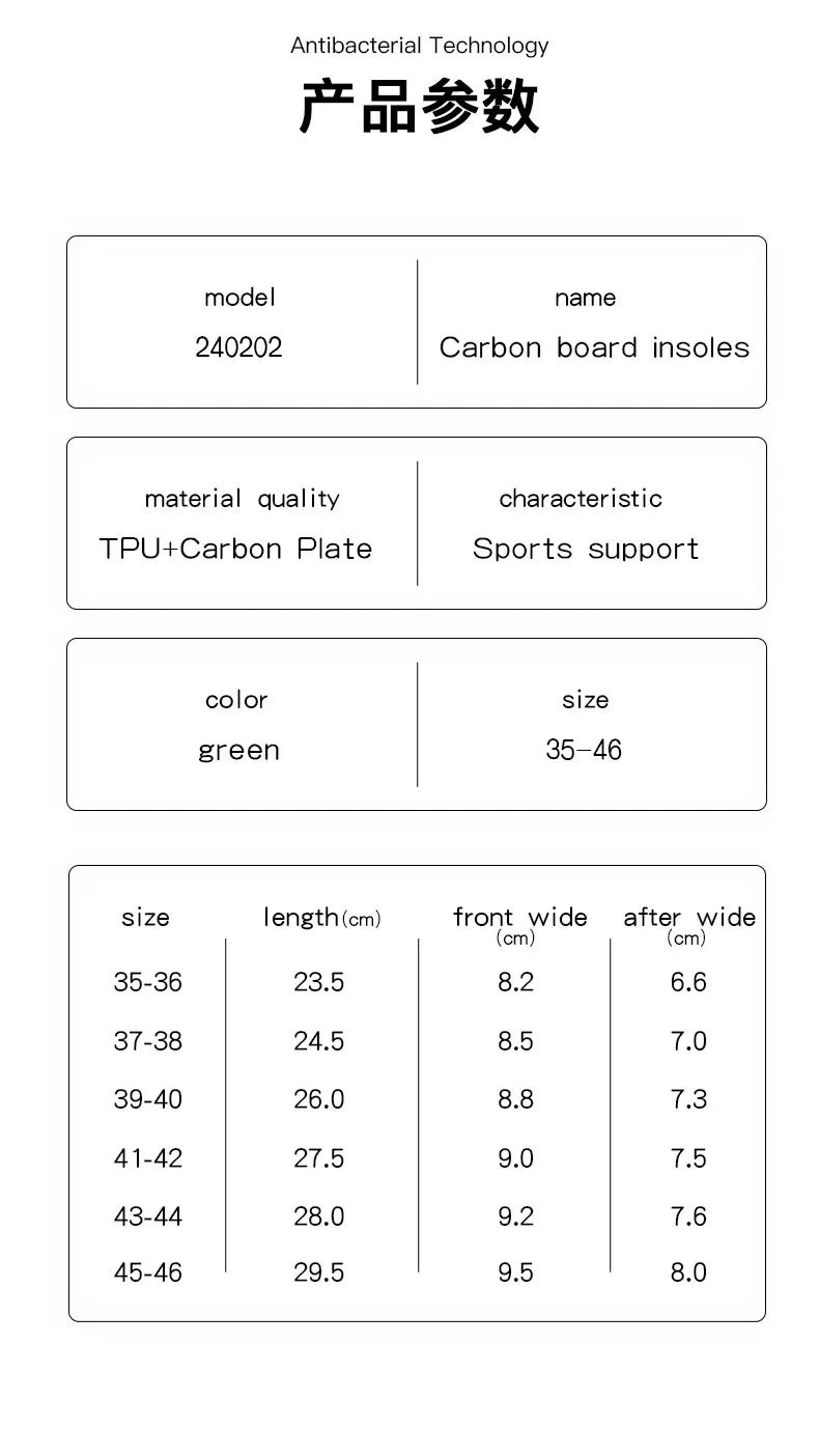 Carbon Plate Basketball Performance Insoles 7