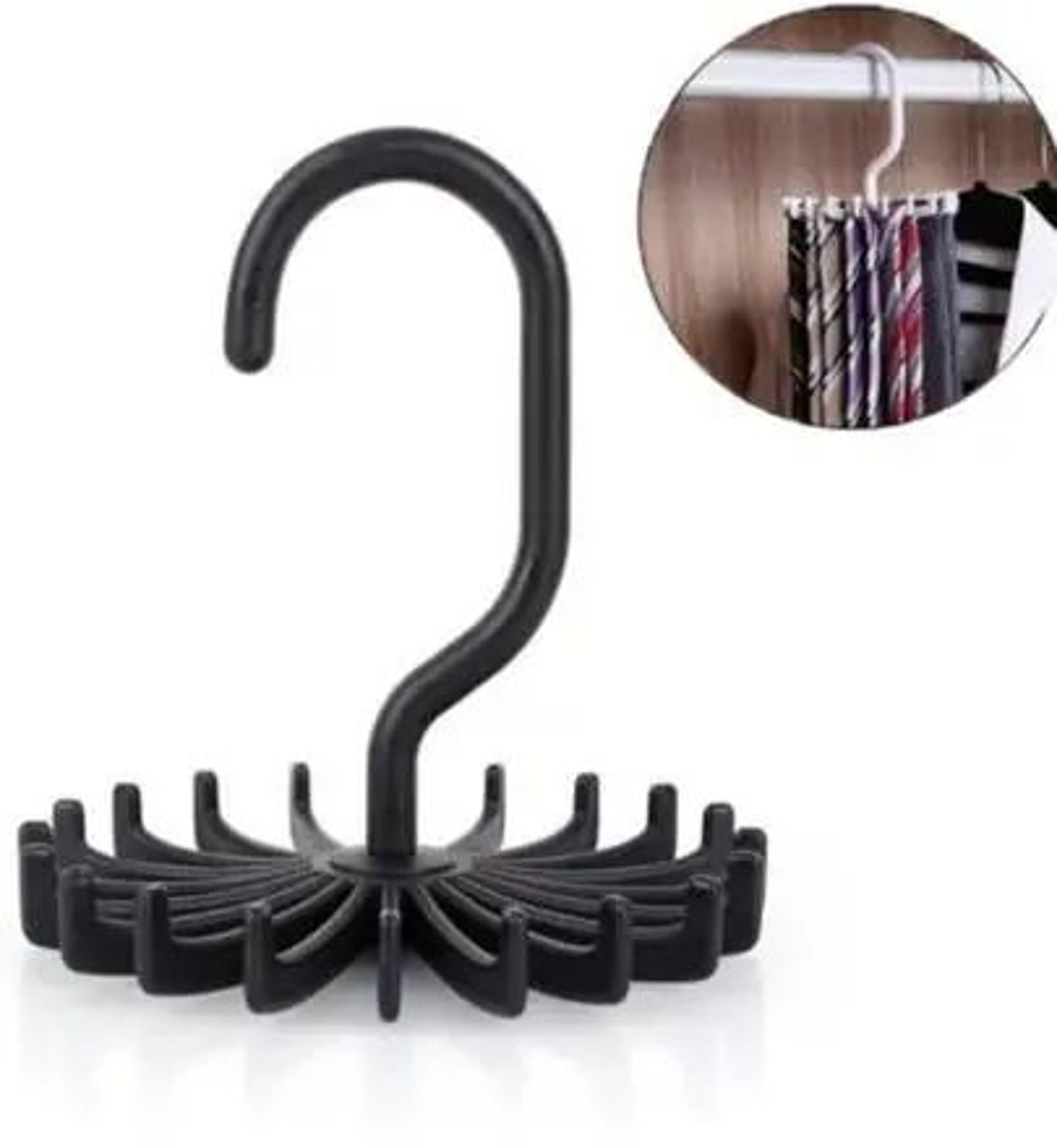 360 Degree Rotating Scarf And Tie Hanger Rack 12