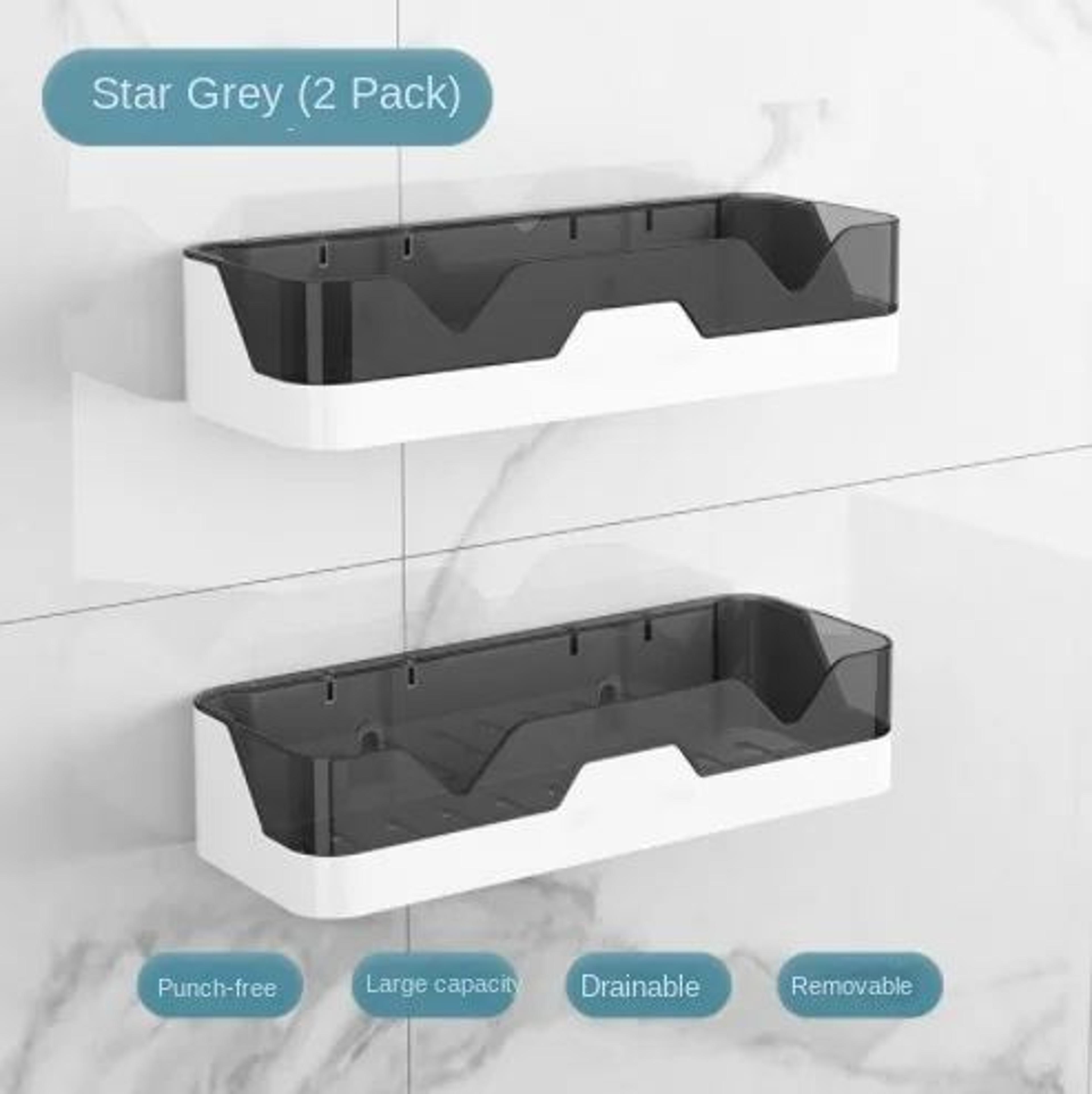 No Drill Shower Corner Shelf 14