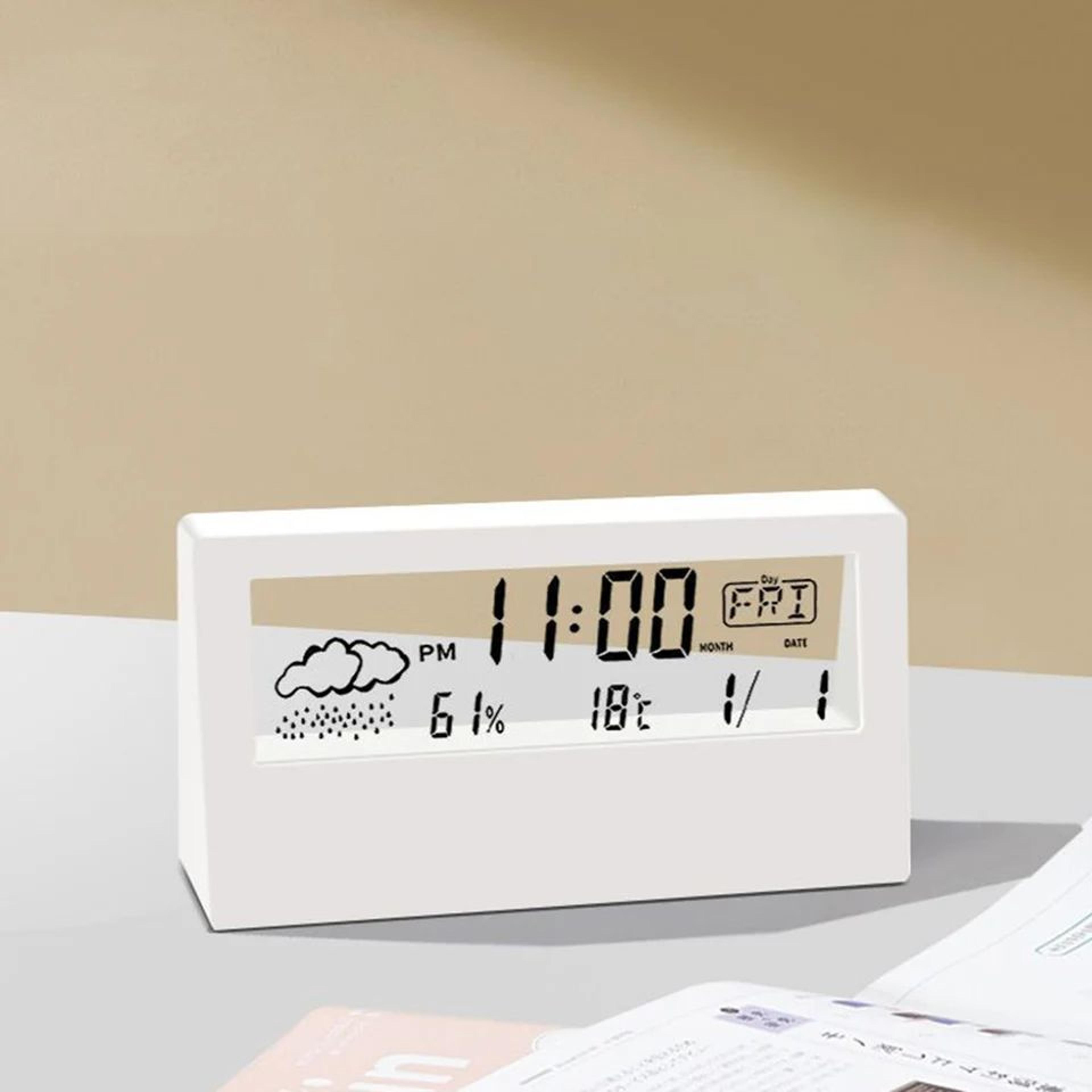 thermo hygrometer alarm clock