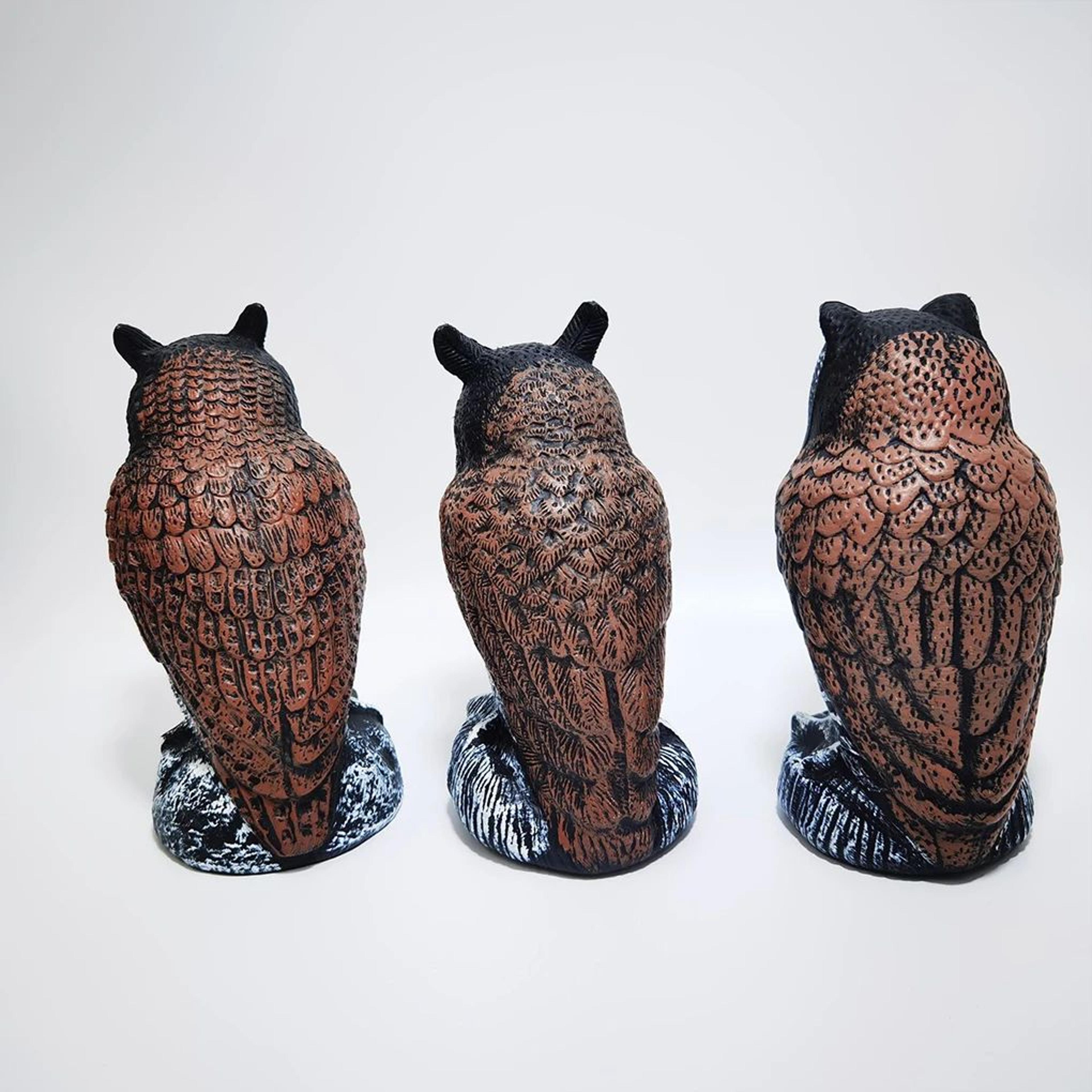 Solar Owl Bird Scare Decoy 7