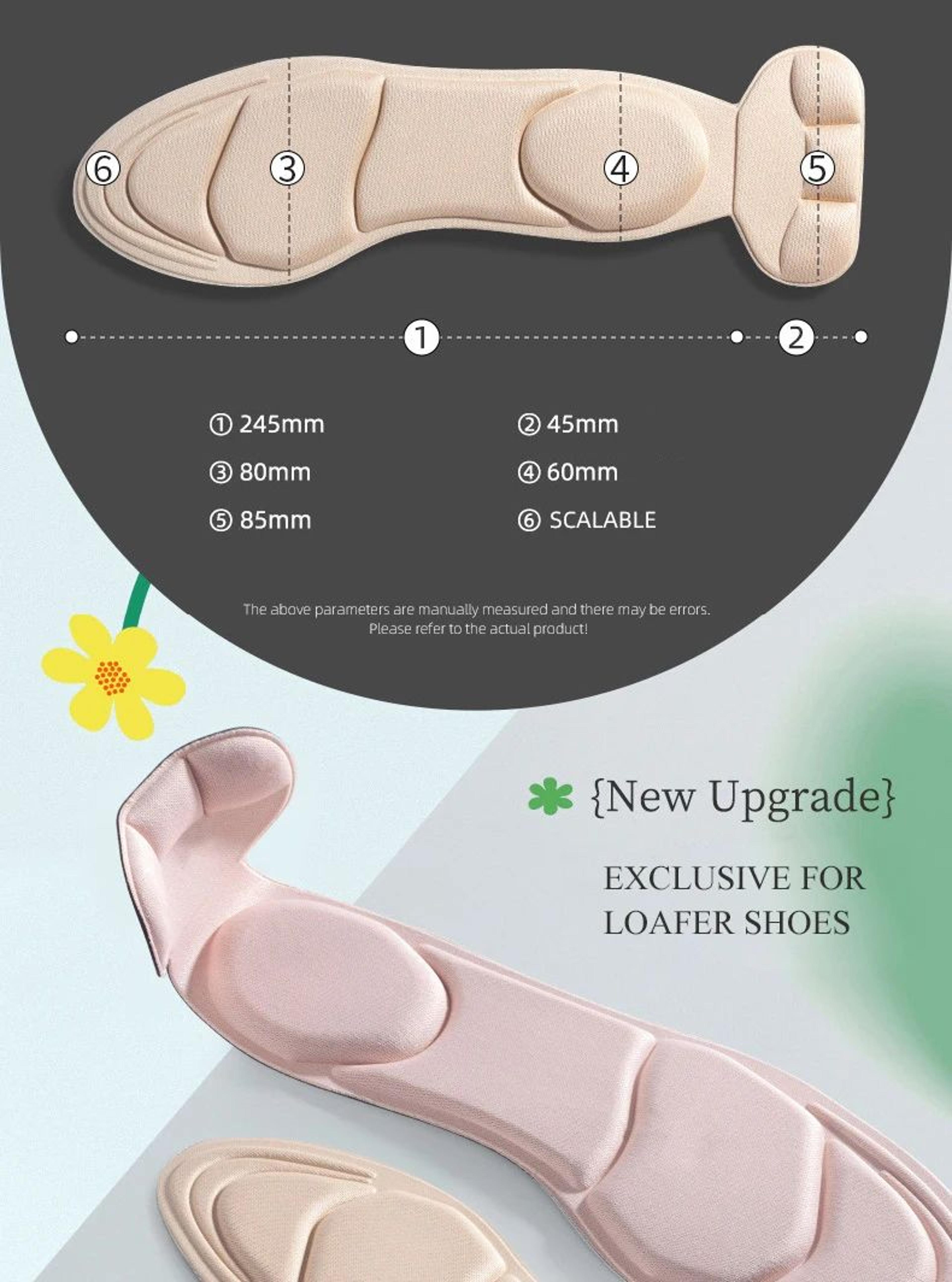 Memory Foam High Heel Comfort Insoles 10