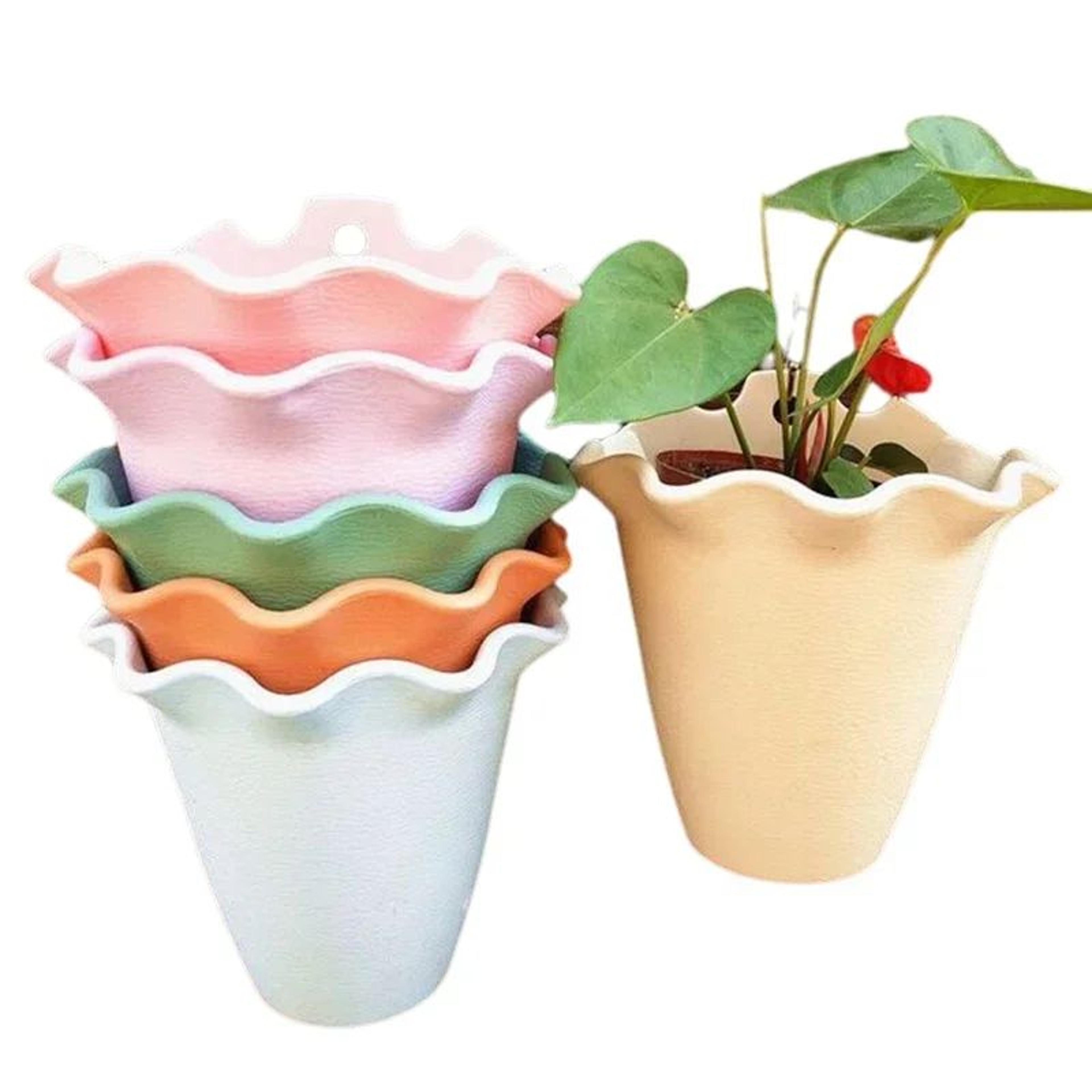 Wall Mounted Hanging Flower Pot 6