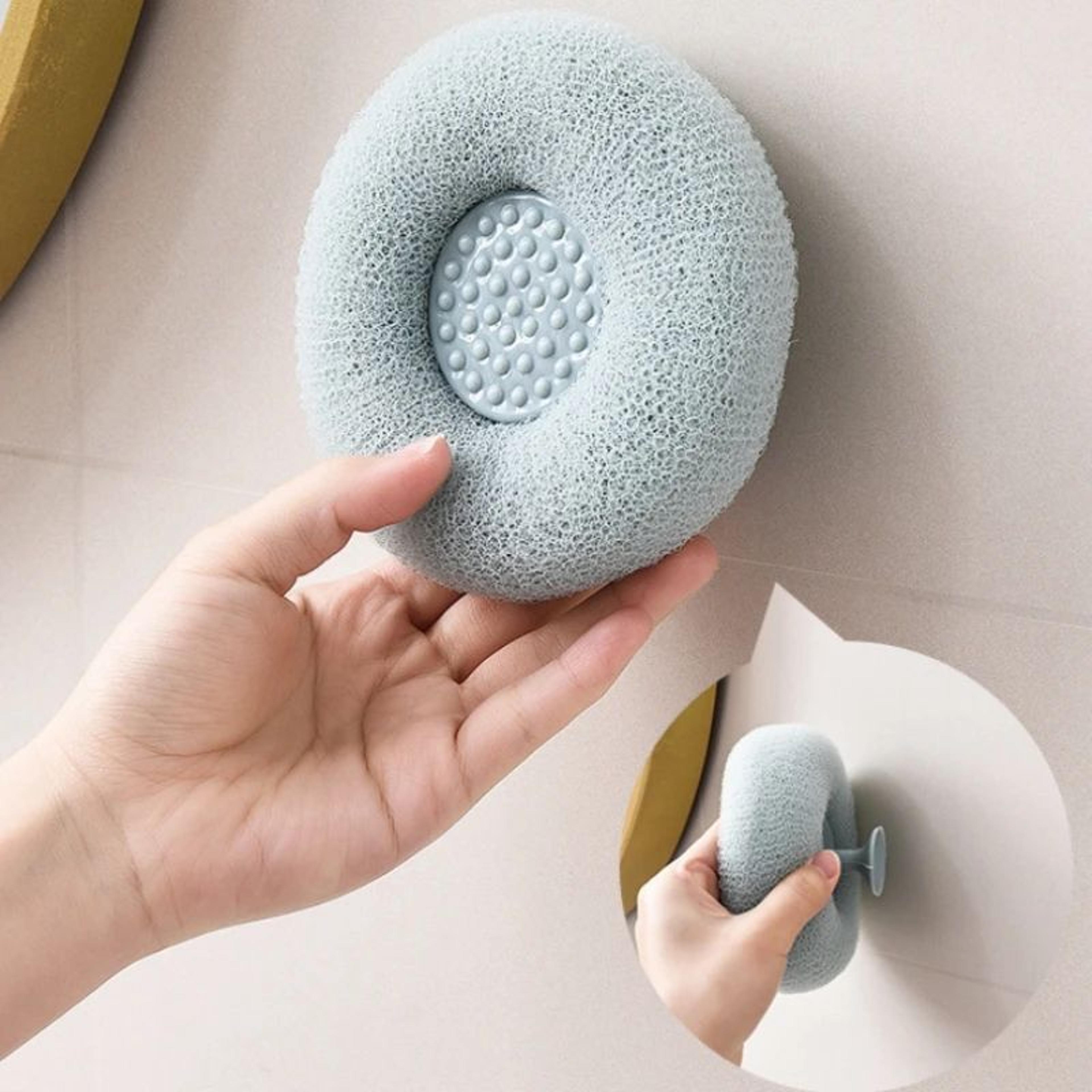 exfoliating bath sponge body scrubber