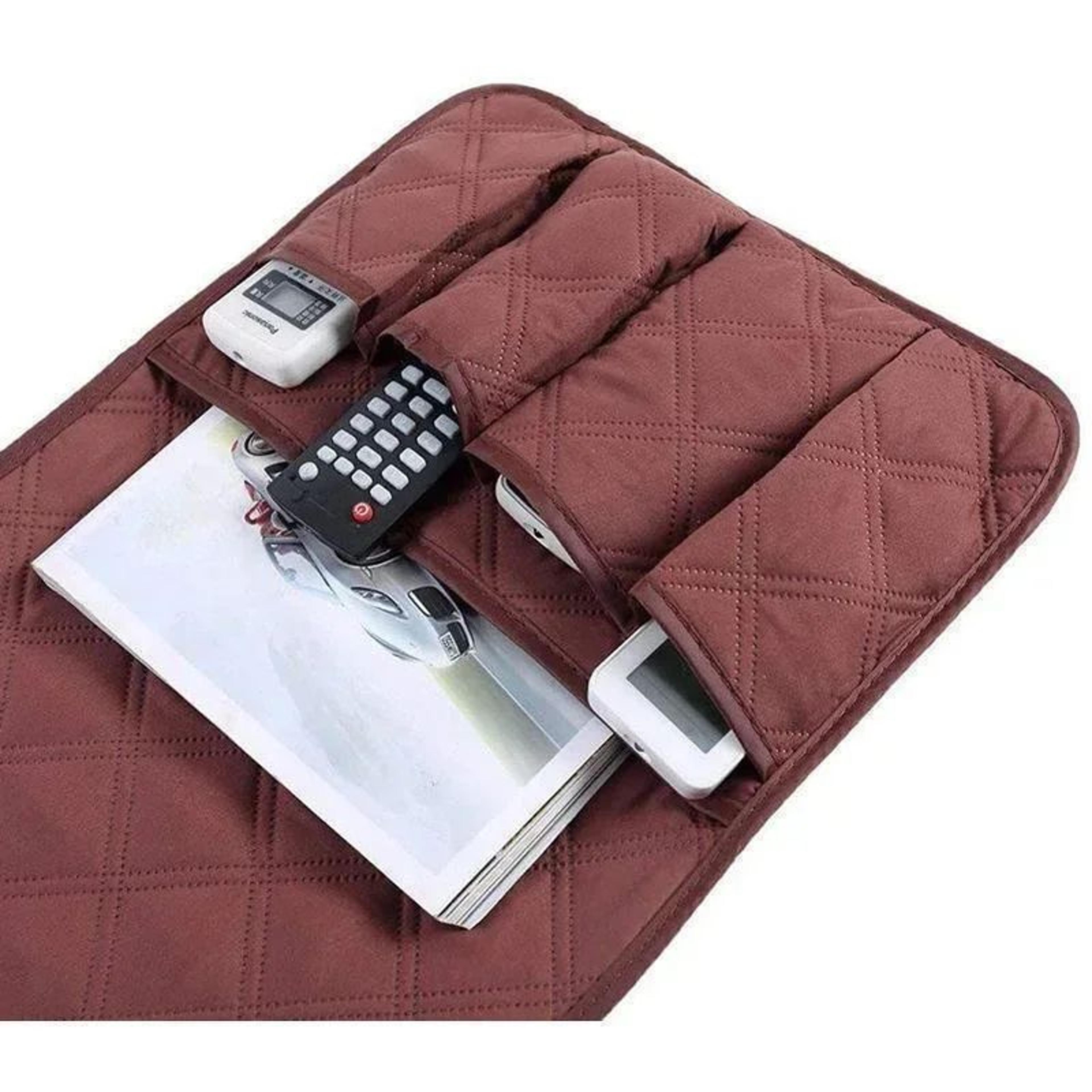 sofa armrest storage organizer pocket