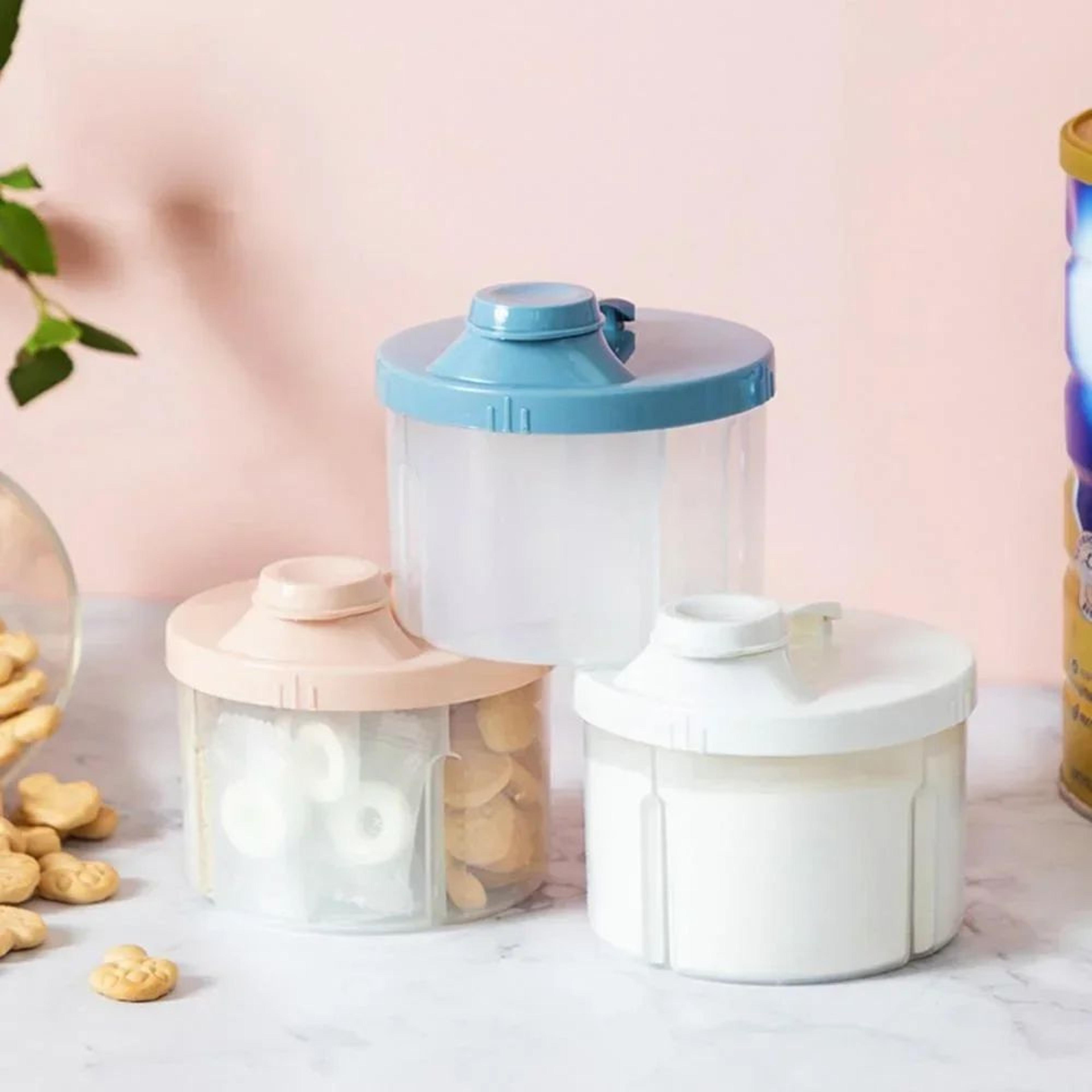 portable baby formula dispenser container