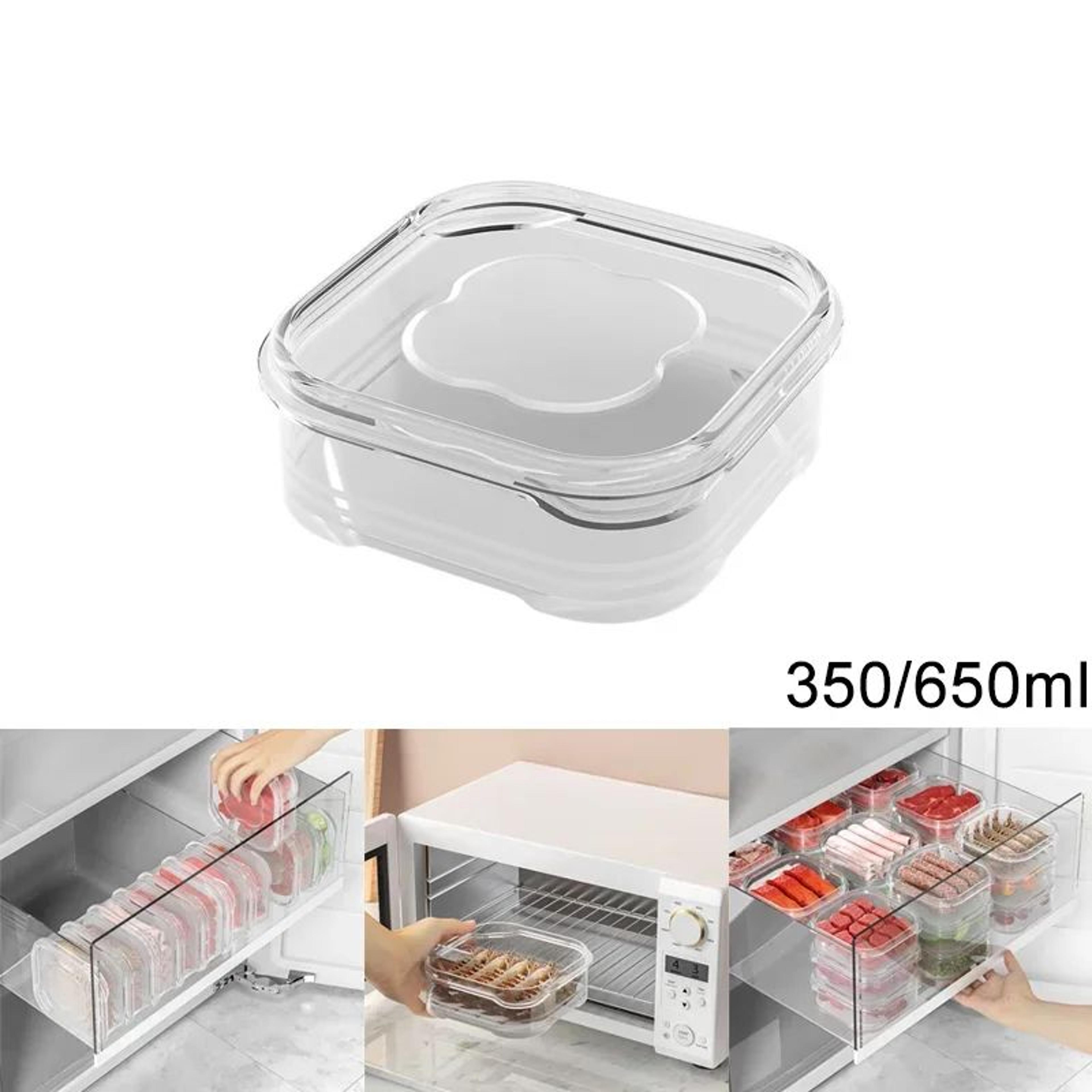 reusable refrigerator food storage container