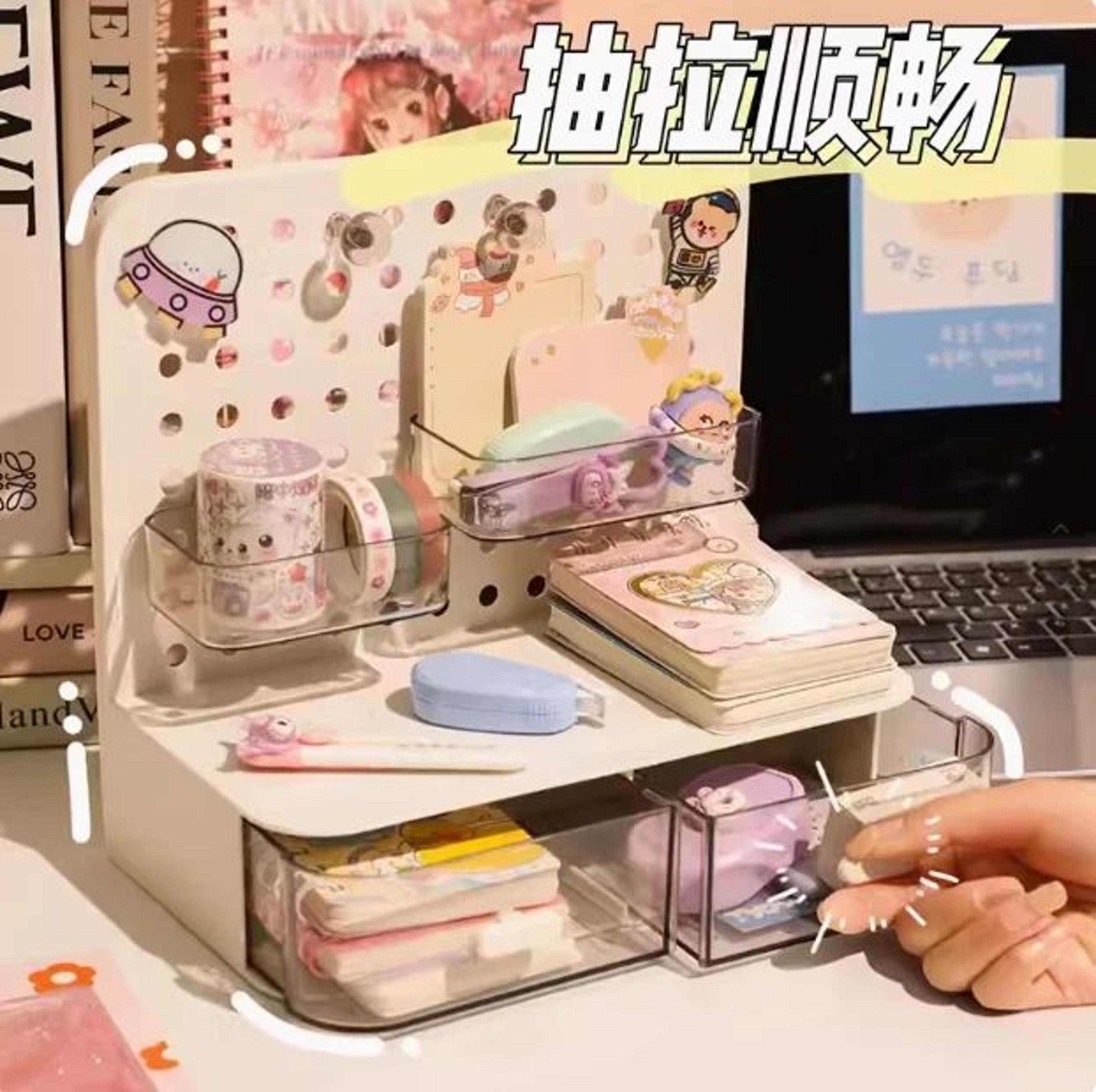 Dust Proof Desktop Drawer Storage Organizer 2