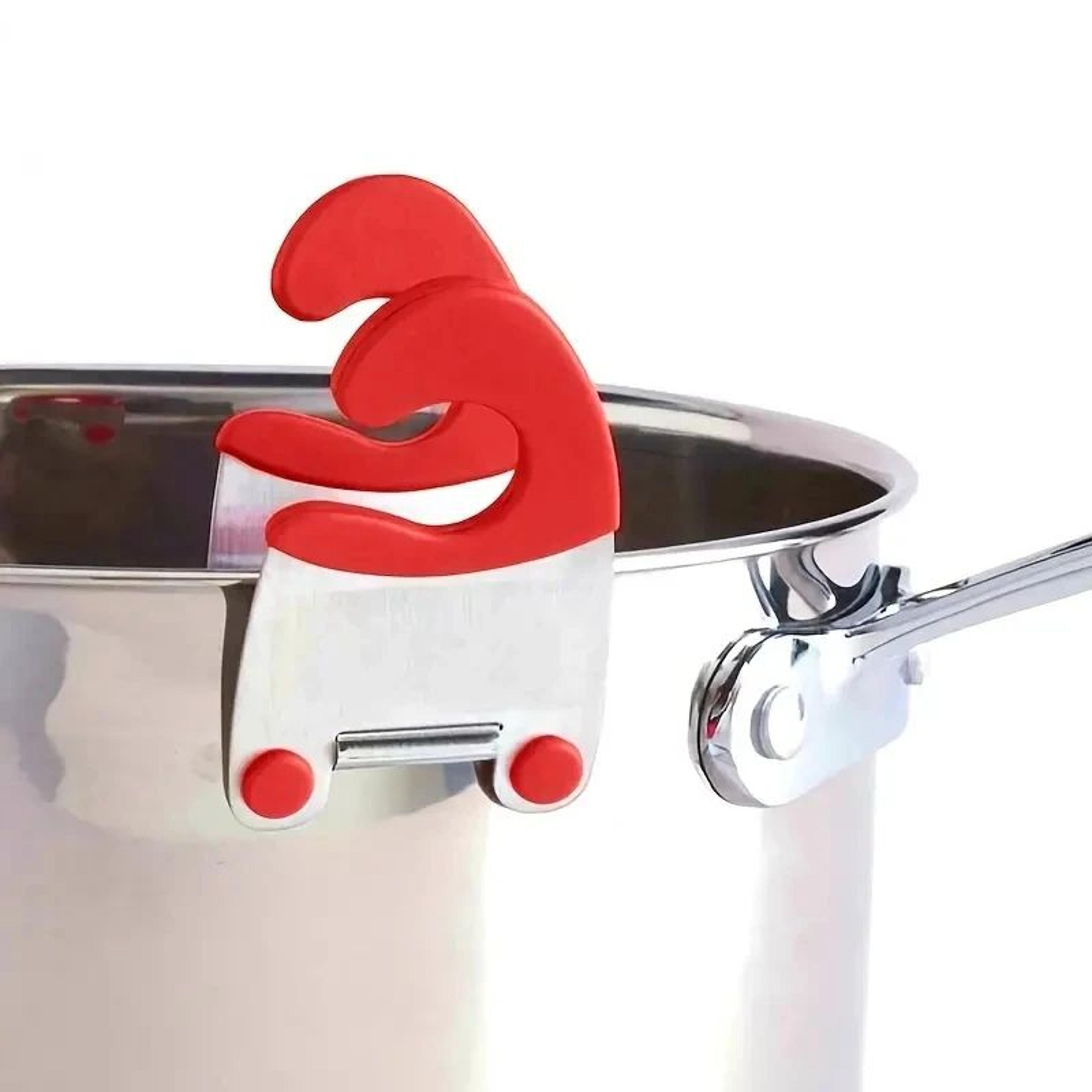 Stainless Steel Bowl Clip Pot Side Spoon Holder 1