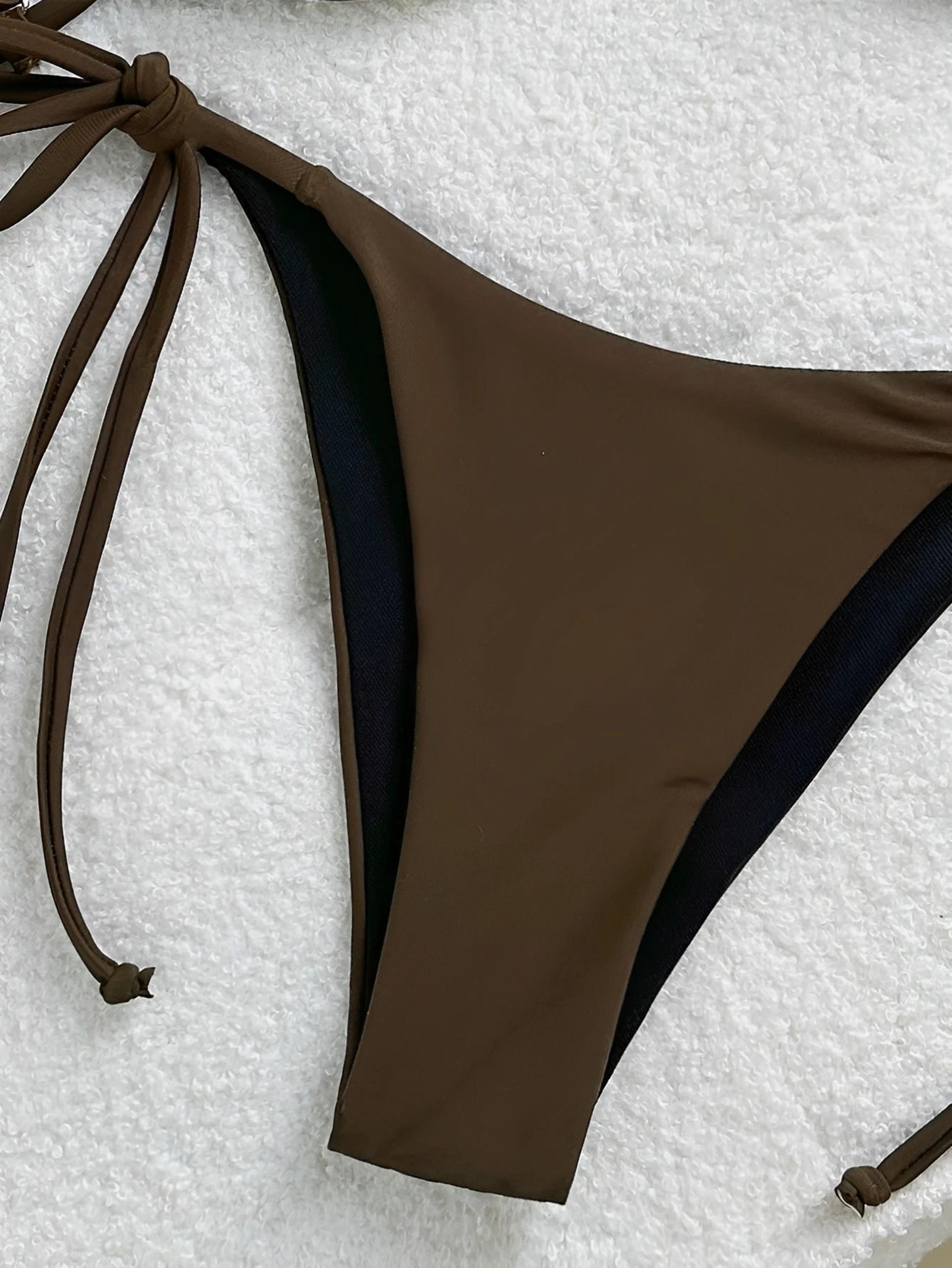 Womens Metal Starfish Bikini Set TieSide 2Piece Swimsuit 16